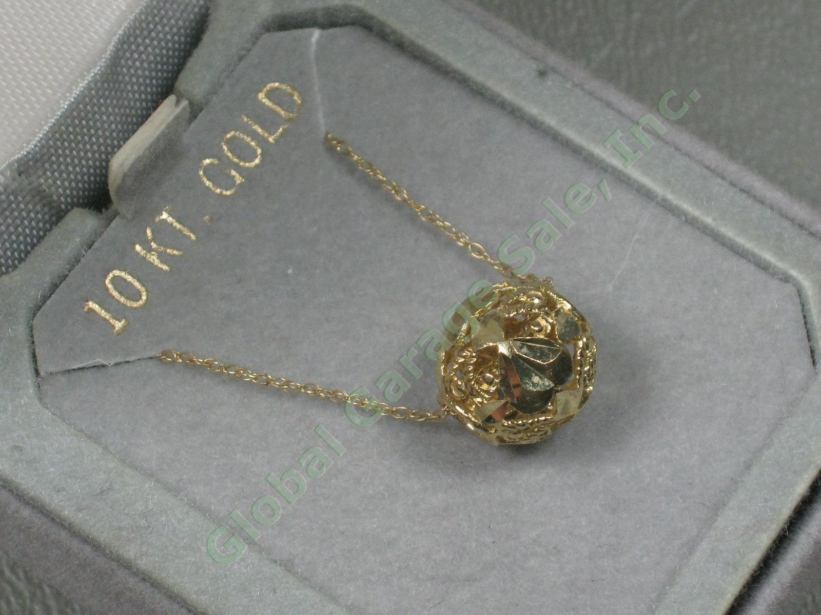 Jewelry Watch Gemstone Lot Sterling Silver 10K 14K Yellow Gold Earring Necklace+ 6