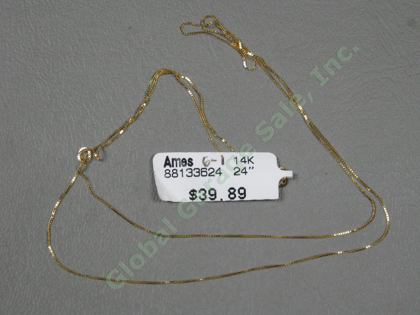 Jewelry Watch Gemstone Lot Sterling Silver 10K 14K Yellow Gold Earring Necklace+ 8