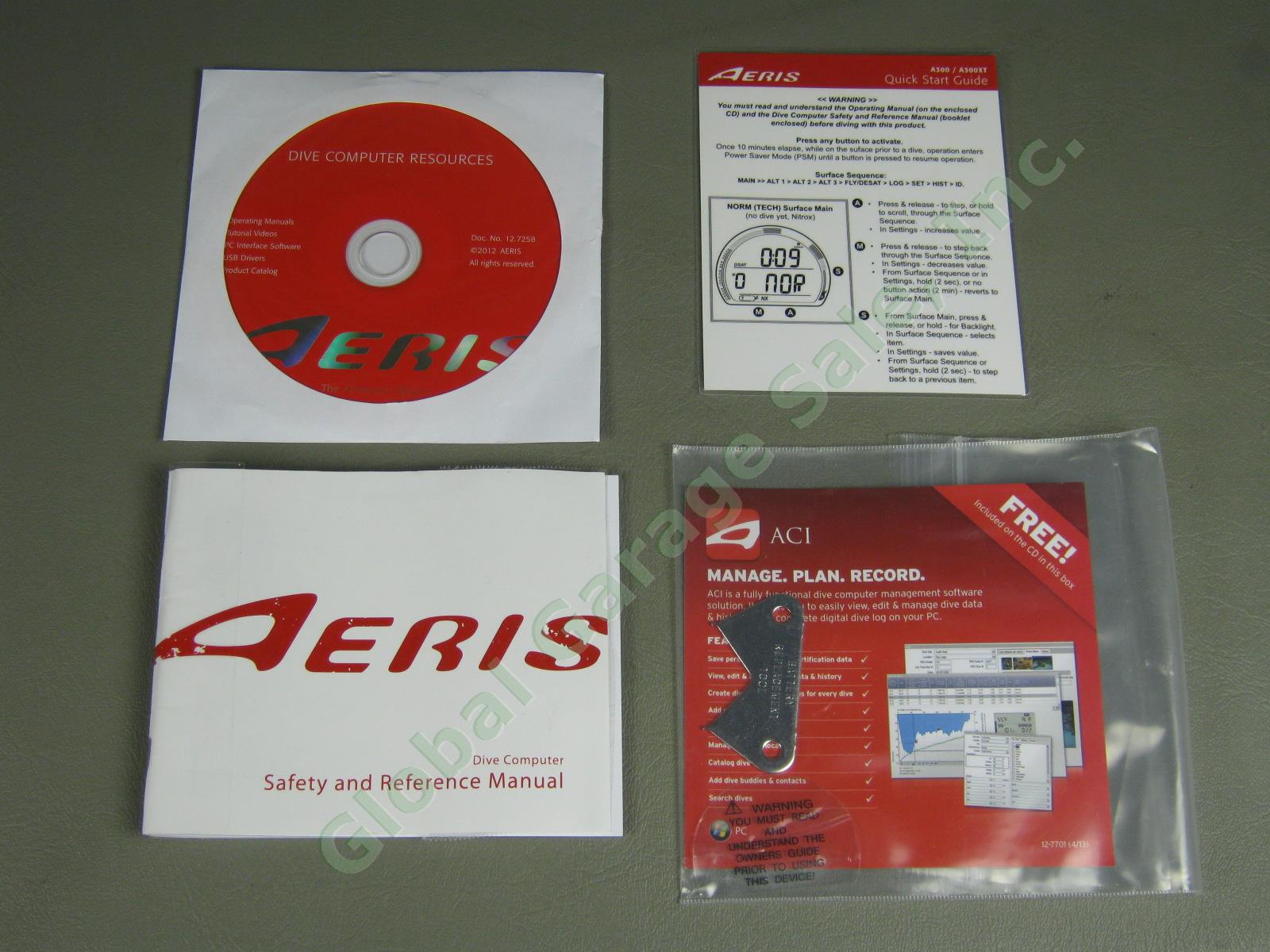 Aeris A300 Wrist Computer 10.6262 Dive Scuba One Owner Hardly Used Mint Cond! NR 7