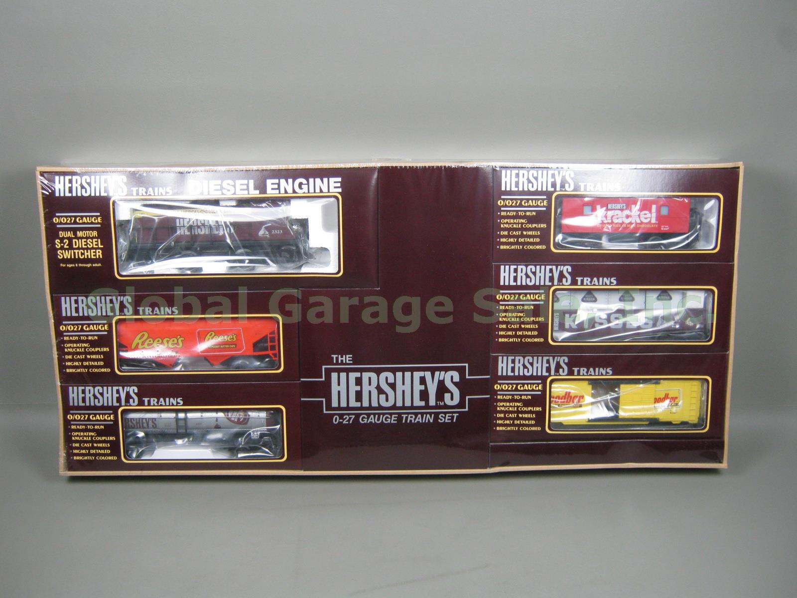 NOS Vtg 1991 Hershey Chocolate K-Line 0-27 Gauge 6 Unit Electric Train Set #1112 3