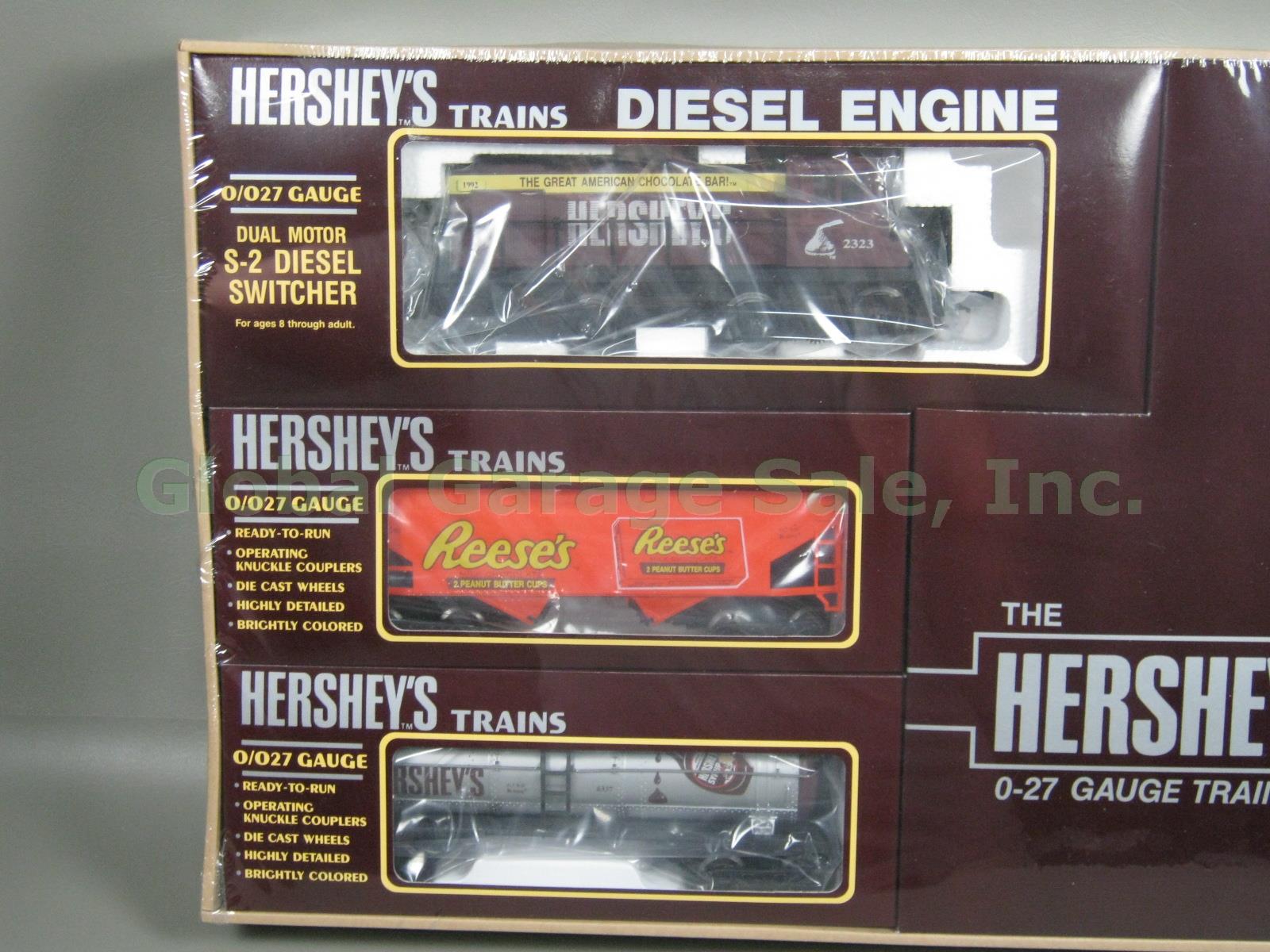 NOS Vtg 1991 Hershey Chocolate K-Line 0-27 Gauge 6 Unit Electric Train Set #1112 4