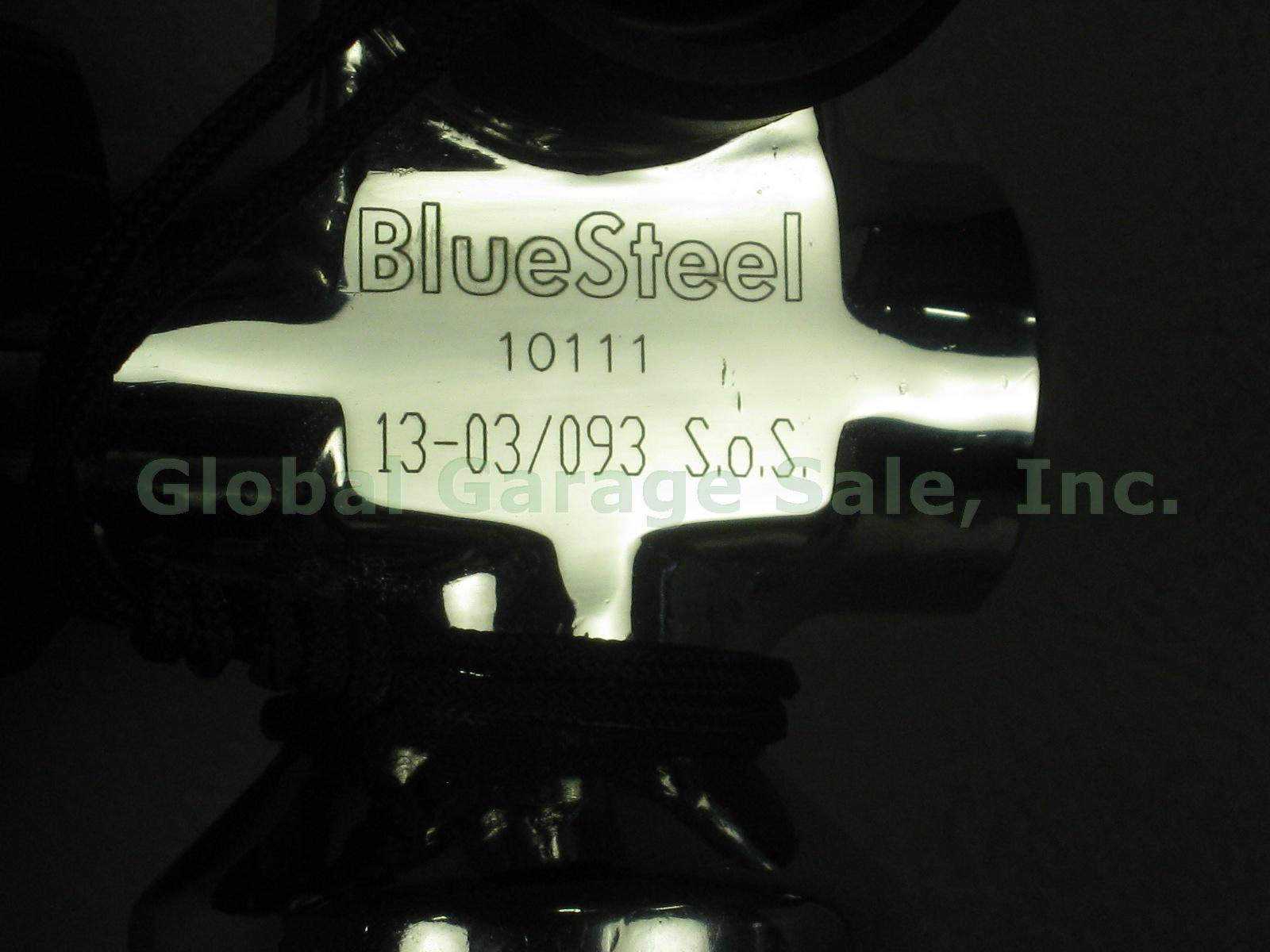 2014 Faber LP Low Pressure 2400 psi 85cf Steel Scuba Tank Blue Steel 10111 Valve 3