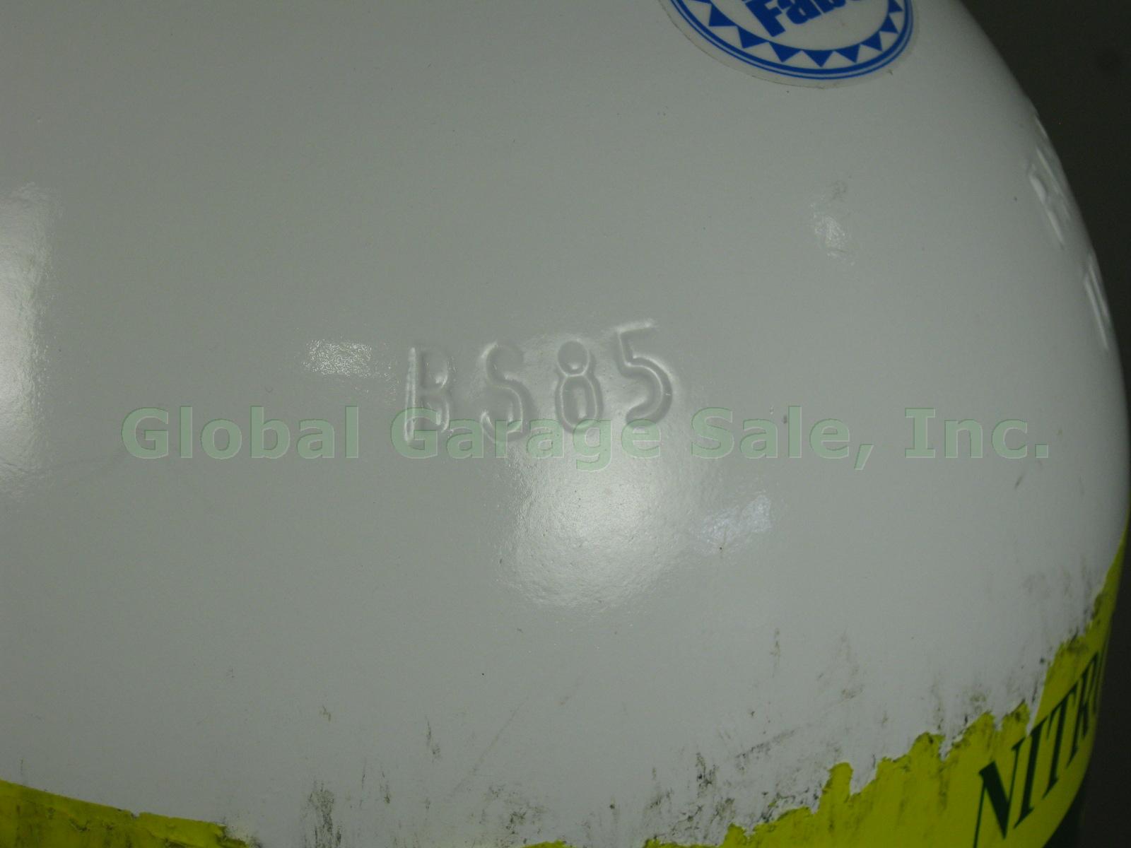 2014 Faber LP Low Pressure 2400 psi 85cf Steel Scuba Tank Blue Steel 10111 Valve 7
