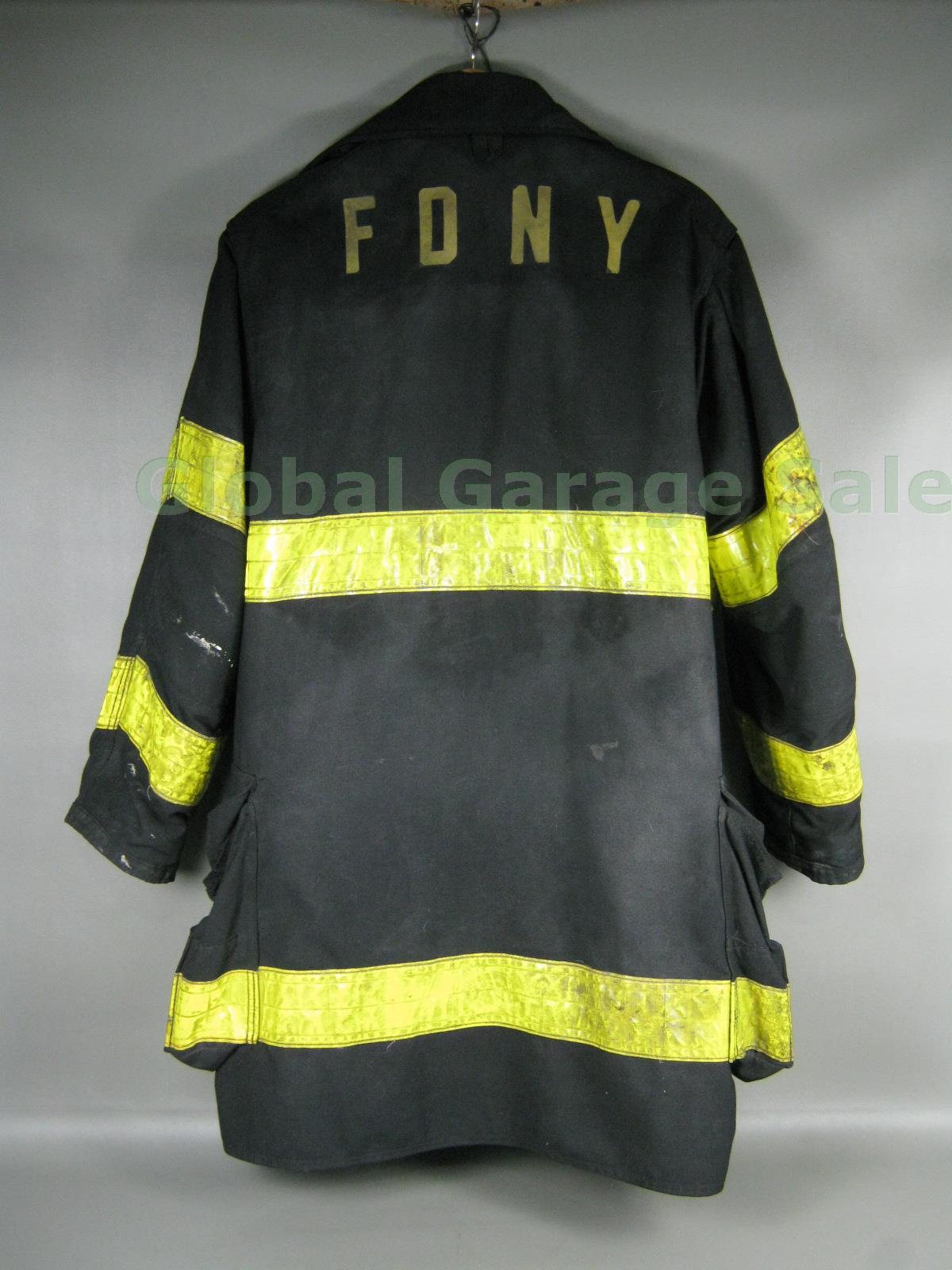 Vtg Janesville FDNY NY Fire Dept Summer Structural Firefighter Turnout Jacket NR 2