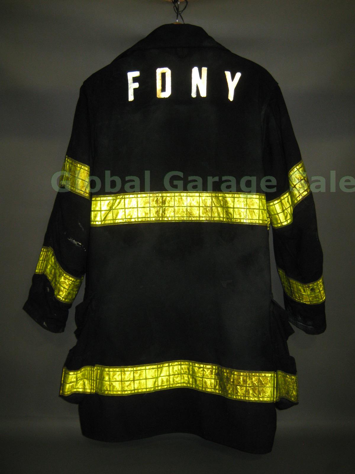 Vtg Janesville FDNY NY Fire Dept Summer Structural Firefighter Turnout Jacket NR 3