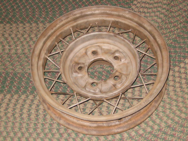 Set Of 4 Original 1932 Ford Wire Wheels 5 On 5.5" Lugs 11