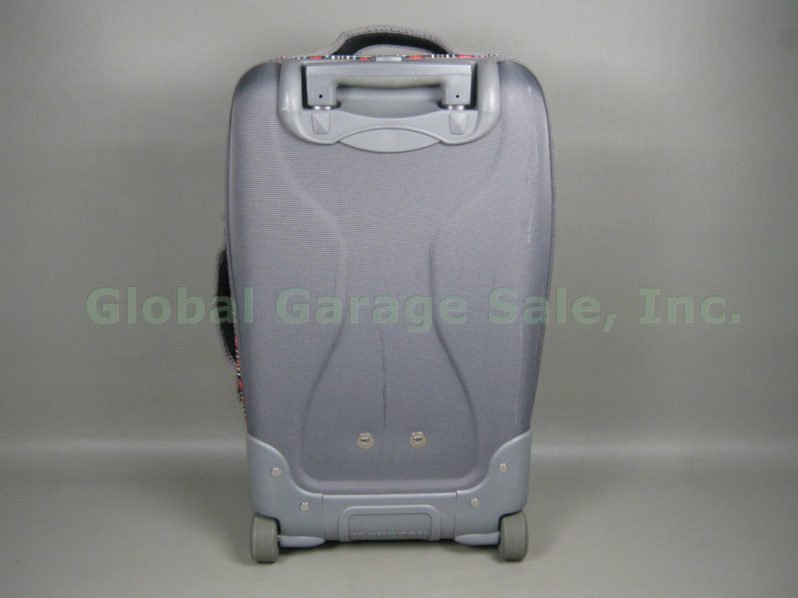 Burton Heavy Duty Wheelie Wheeled Suitcase Carry On Luggage Trolley 22" Tall NR! 6