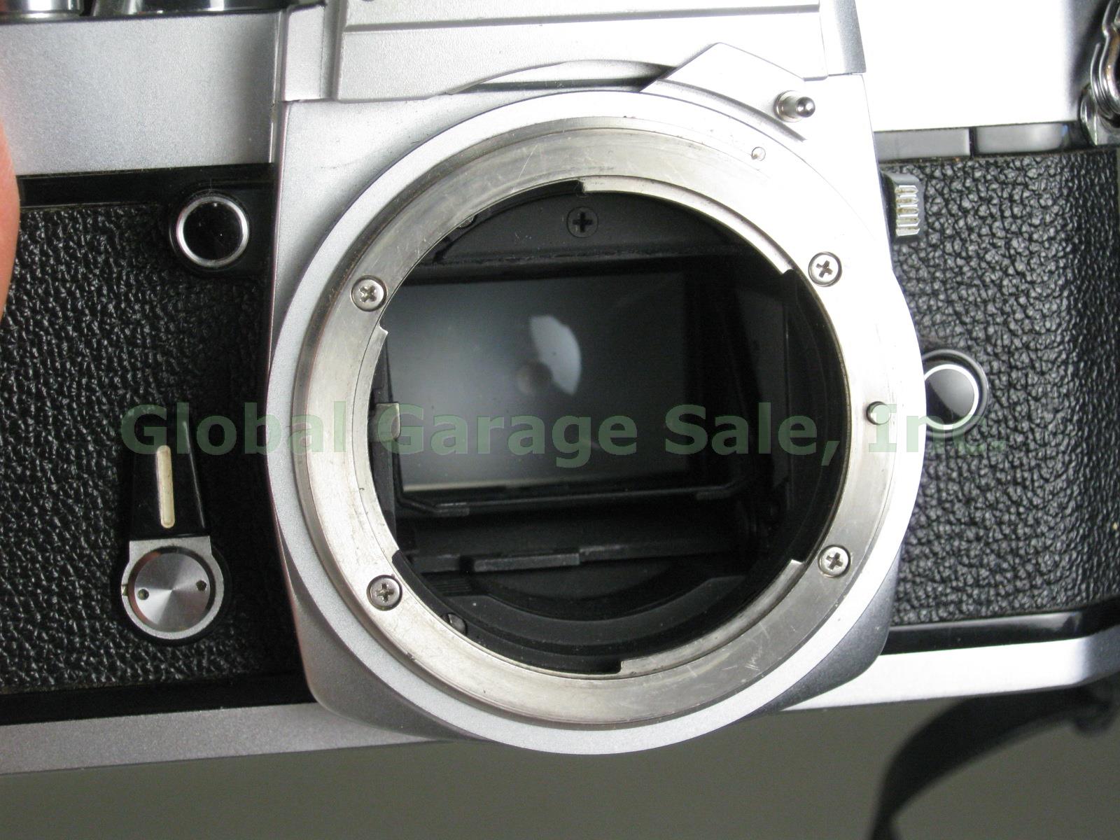 Nikkormat EL + Nikkor-Q 200mm 1:4 Zoom Lens Nikon FB5 Case Kiron 35-135mm Macro 5