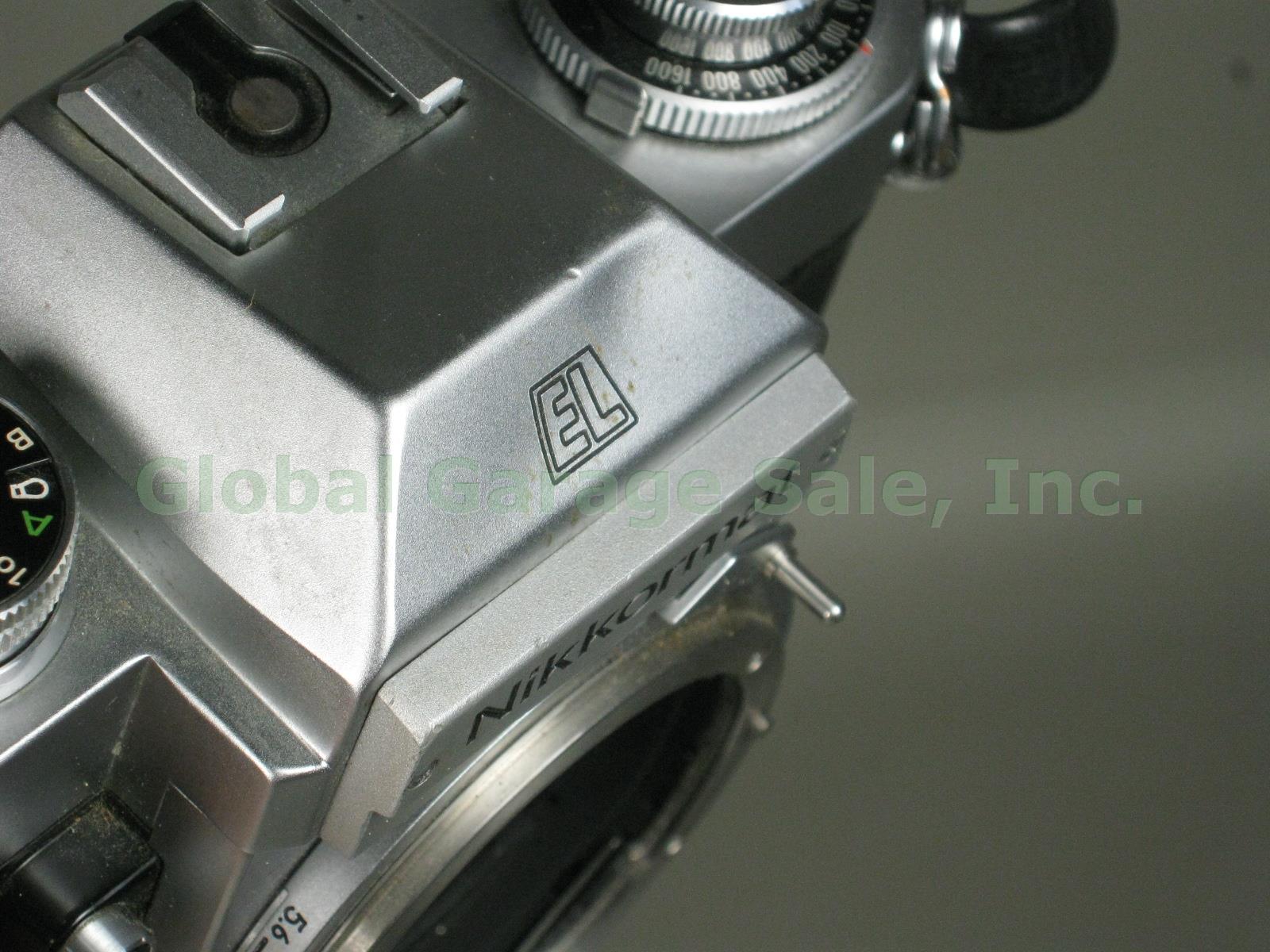 Nikkormat EL + Nikkor-Q 200mm 1:4 Zoom Lens Nikon FB5 Case Kiron 35-135mm Macro 6