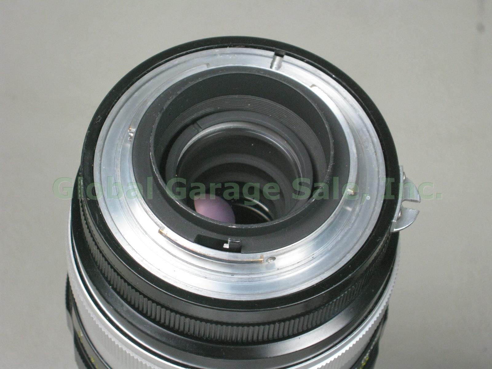 Nikkormat EL + Nikkor-Q 200mm 1:4 Zoom Lens Nikon FB5 Case Kiron 35-135mm Macro 12