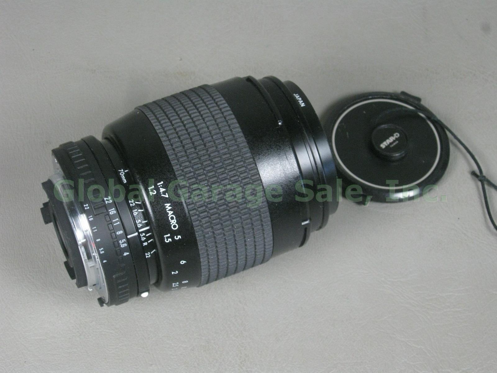 Nikkormat EL + Nikkor-Q 200mm 1:4 Zoom Lens Nikon FB5 Case Kiron 35-135mm Macro 16