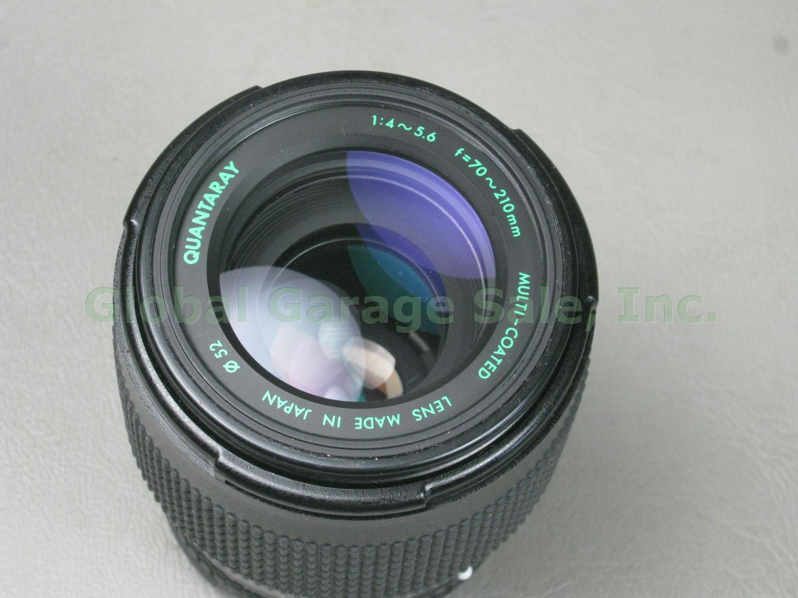 Nikkormat EL + Nikkor-Q 200mm 1:4 Zoom Lens Nikon FB5 Case Kiron 35-135mm Macro 18