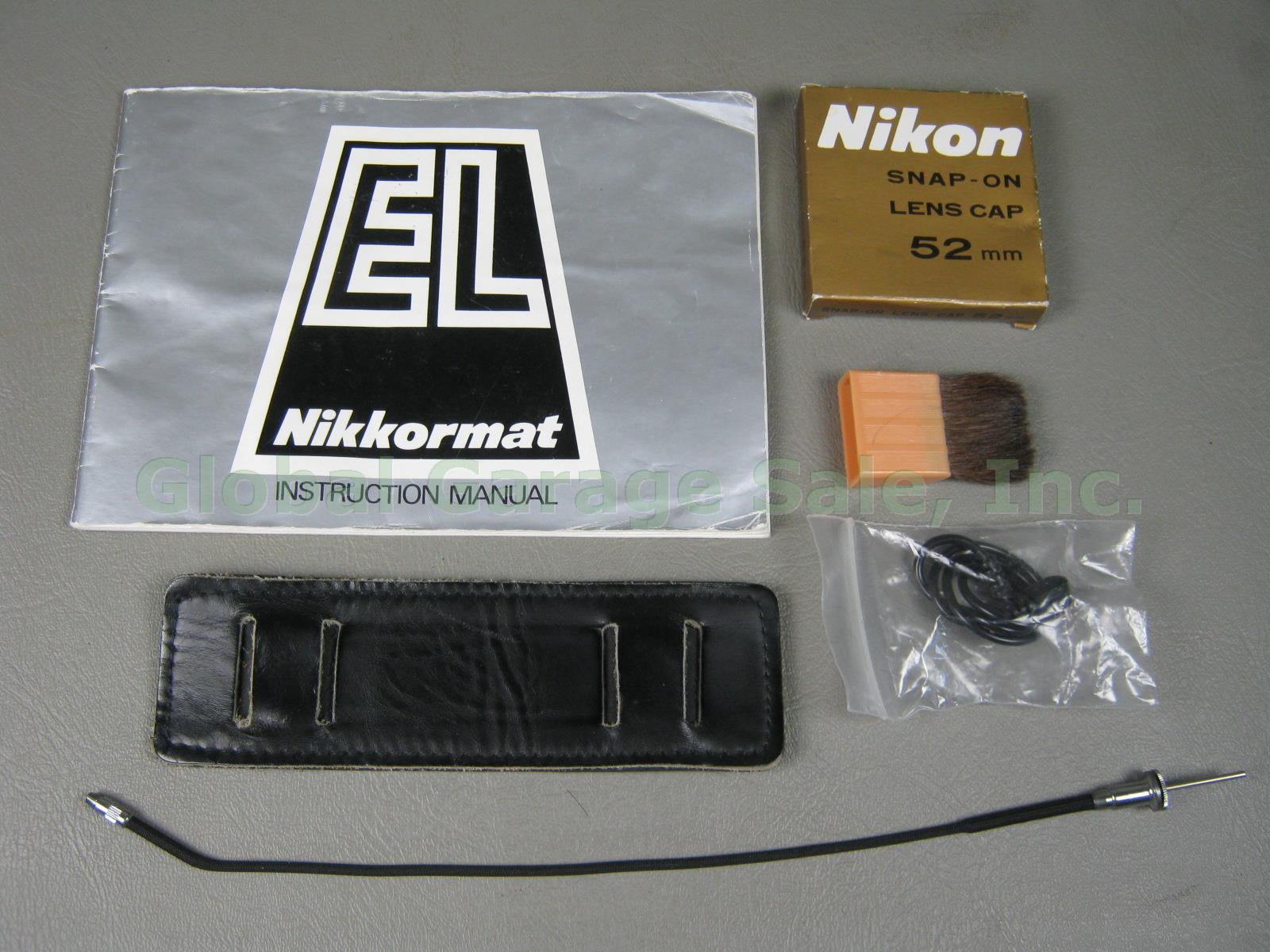 Nikkormat EL + Nikkor-Q 200mm 1:4 Zoom Lens Nikon FB5 Case Kiron 35-135mm Macro 20