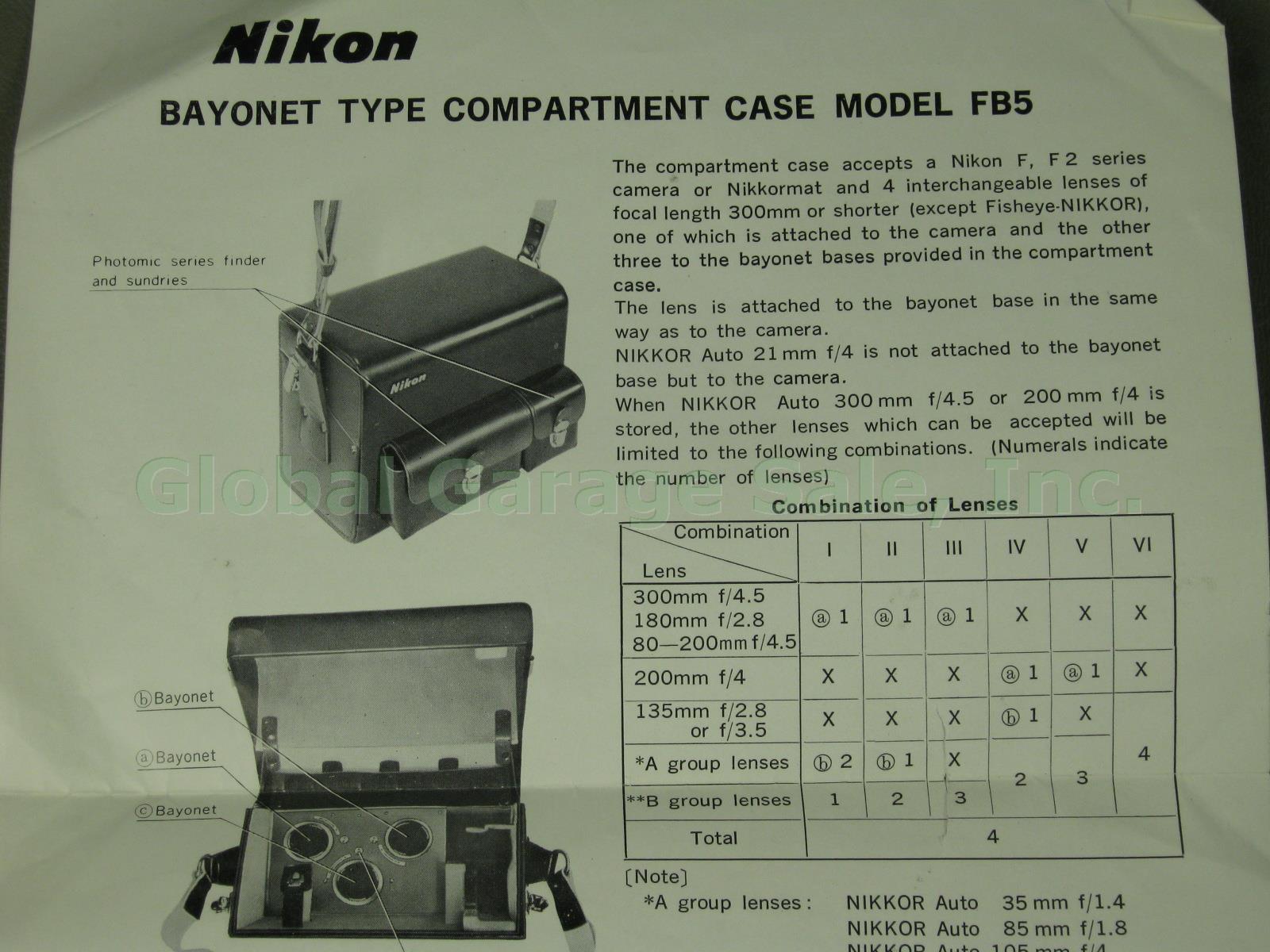 Nikkormat EL + Nikkor-Q 200mm 1:4 Zoom Lens Nikon FB5 Case Kiron 35-135mm Macro 22