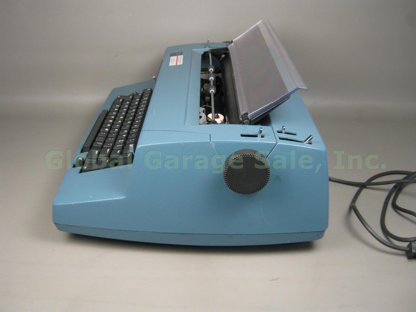 Blue IBM Correcting Selectric III Typewriter Professionally Refurbished 7/30/15 3