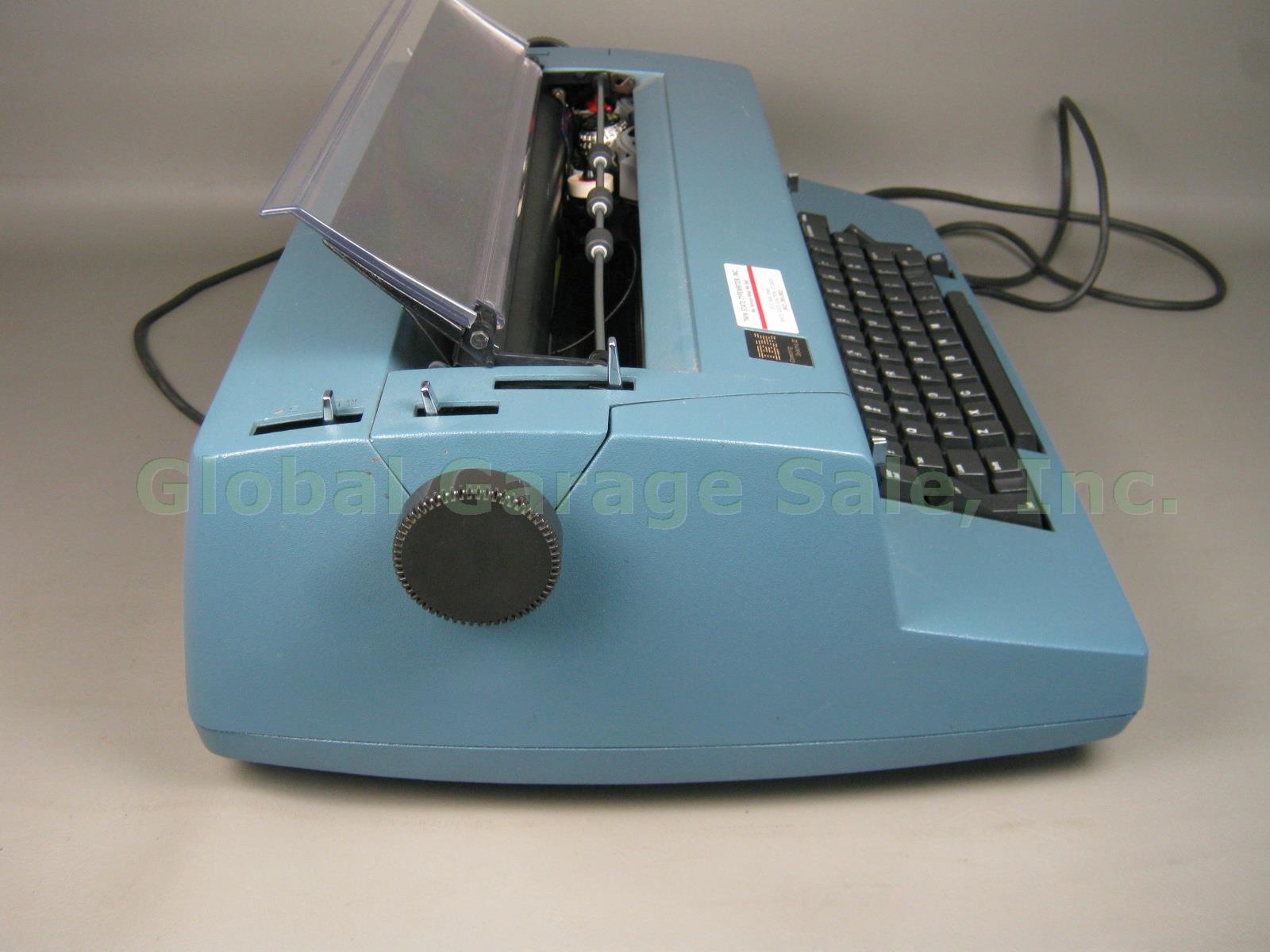 Blue IBM Correcting Selectric III Typewriter Professionally Refurbished 7/30/15 4