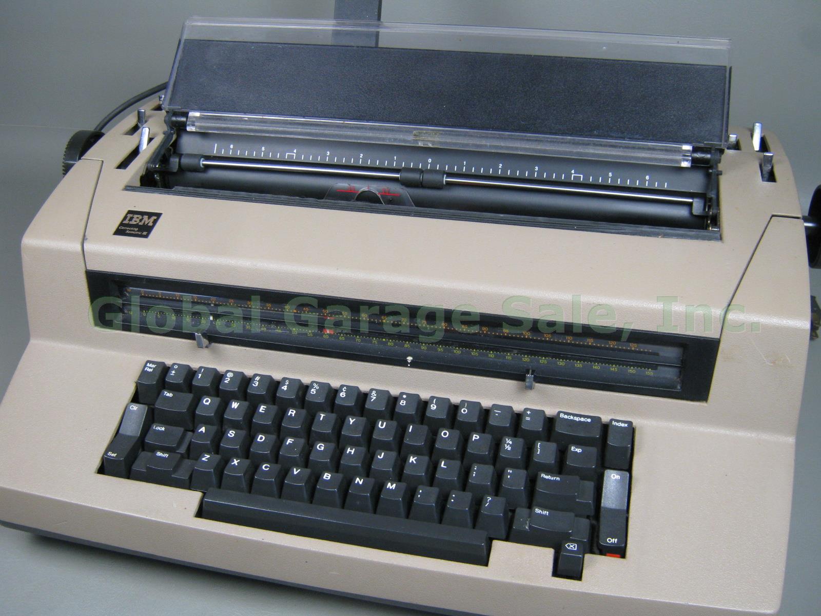 Brown IBM Correcting Selectric III Typewriter Professionally Refurbished 7/30/15 1