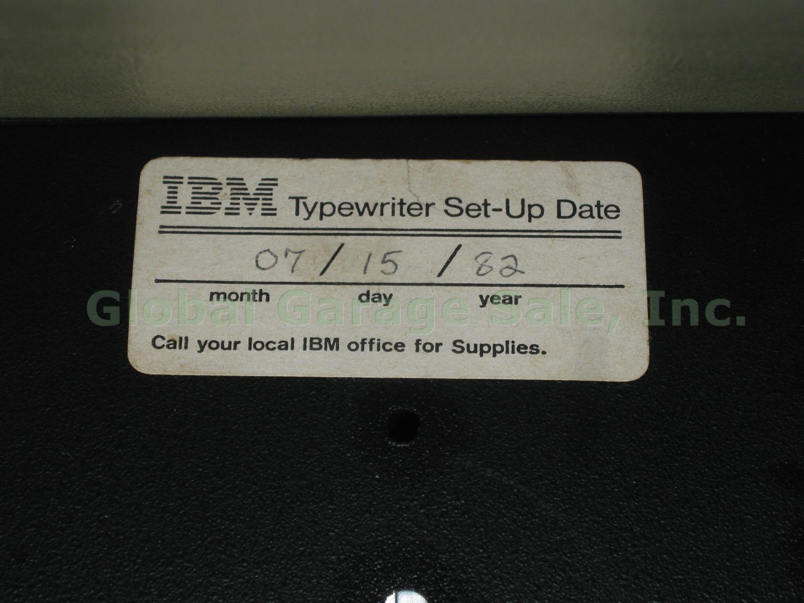 Brown IBM Correcting Selectric III Typewriter Professionally Refurbished 7/30/15 8