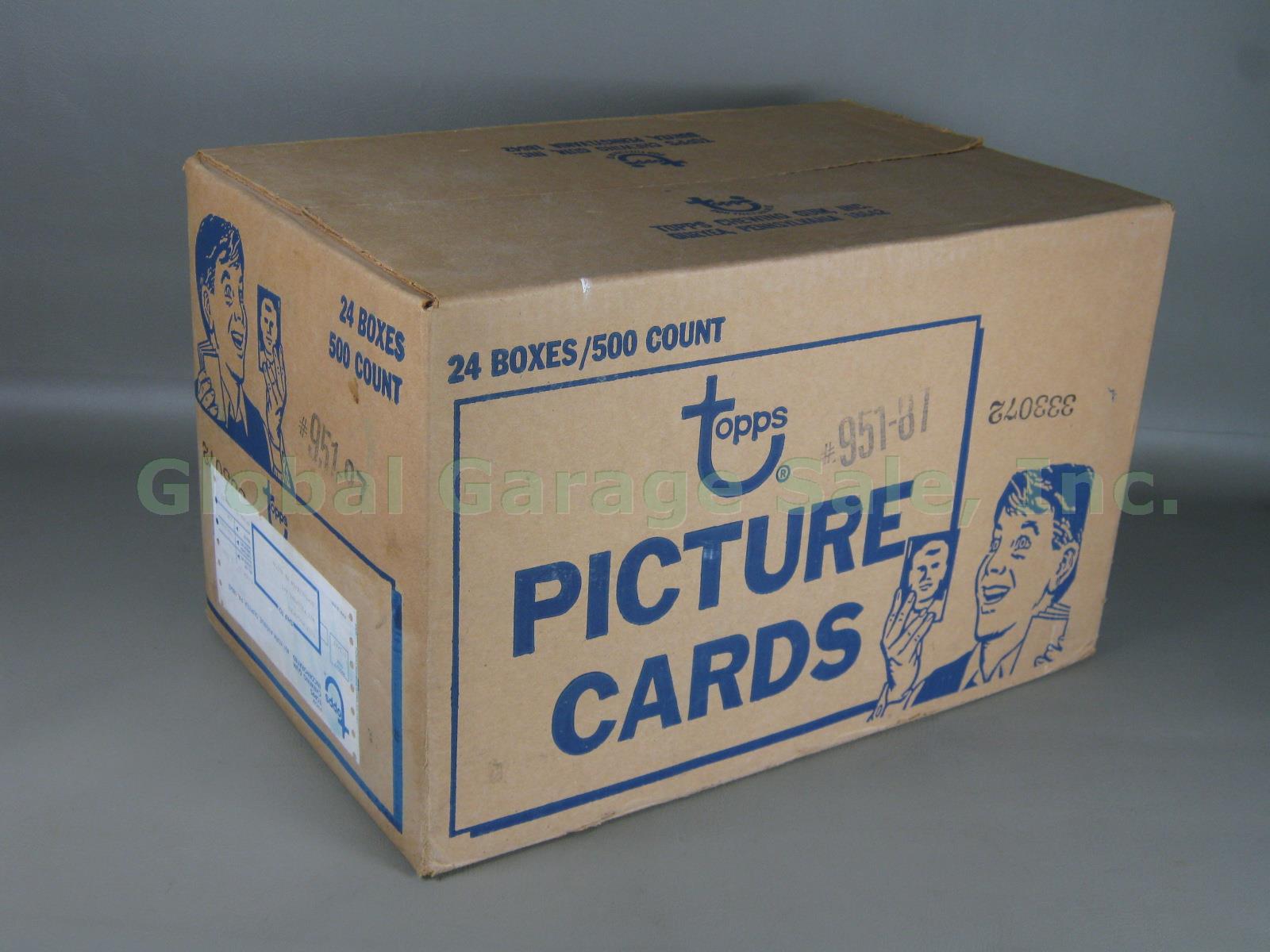 Topps 1987 Factory Sealed Vending Case 24 Boxes x 500 = 12,000 Baseball Cards NR