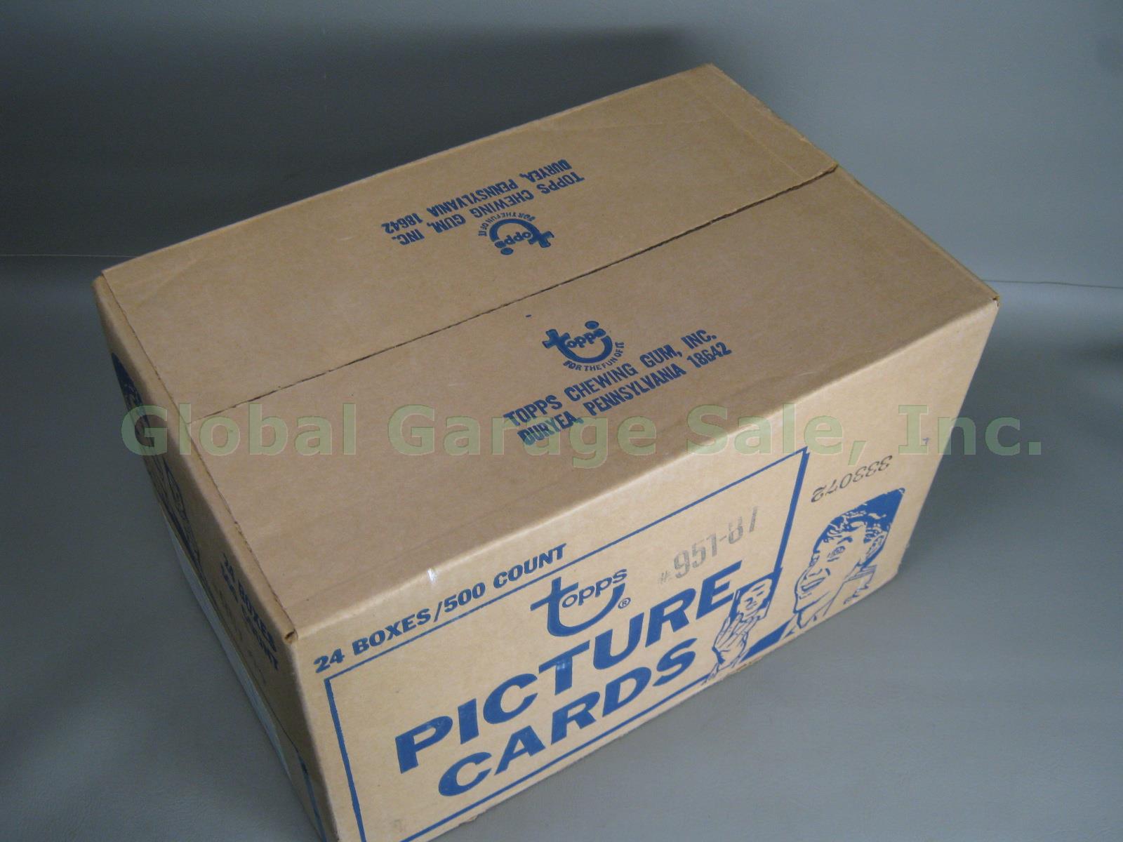 Topps 1987 Factory Sealed Vending Case 24 Boxes x 500 = 12,000 Baseball Cards NR 2