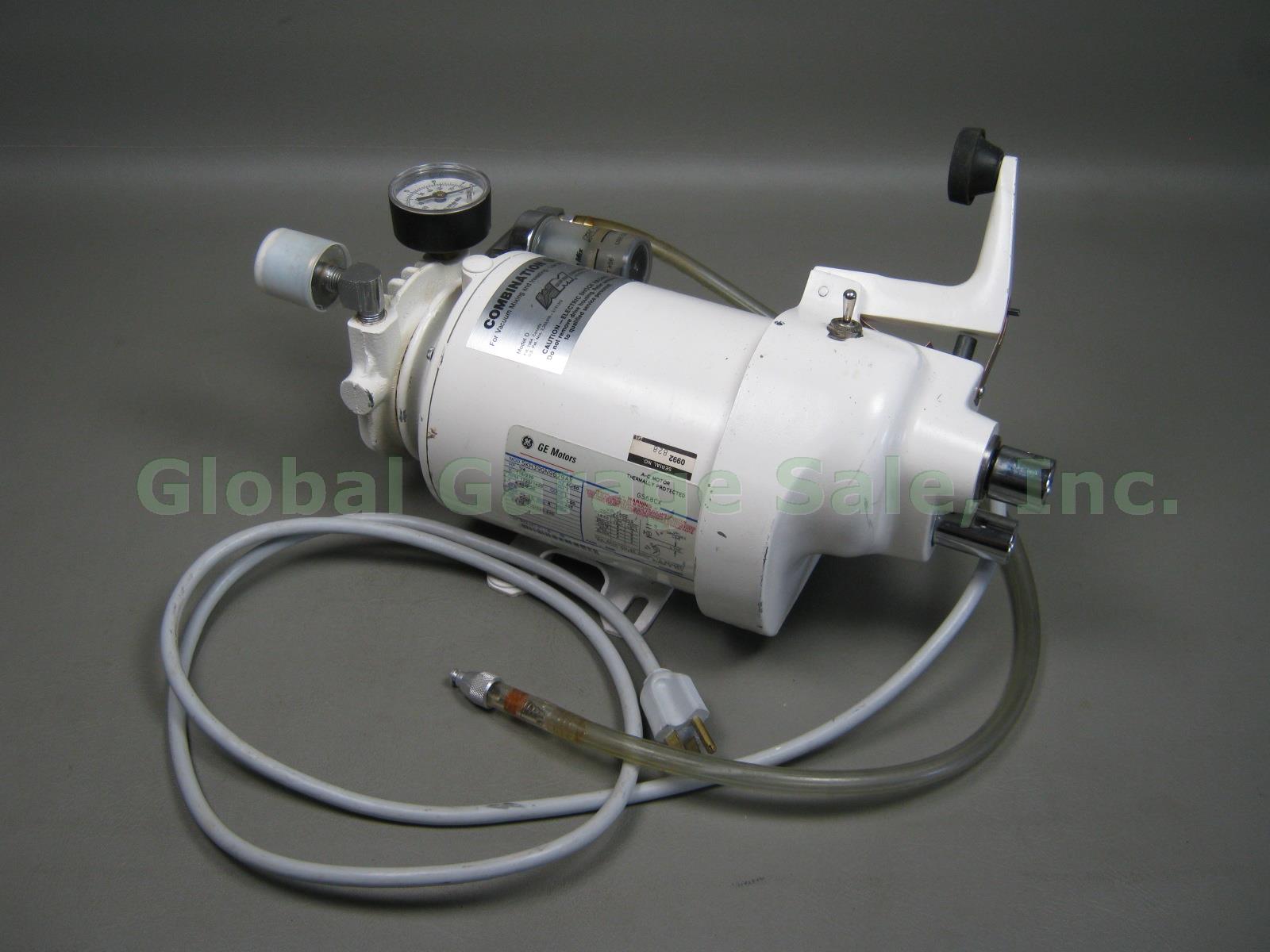 Whip Mix Combination Unit Dental Lab Vacuum Mixer D W/ GE 1/4HP 115/230V Motor