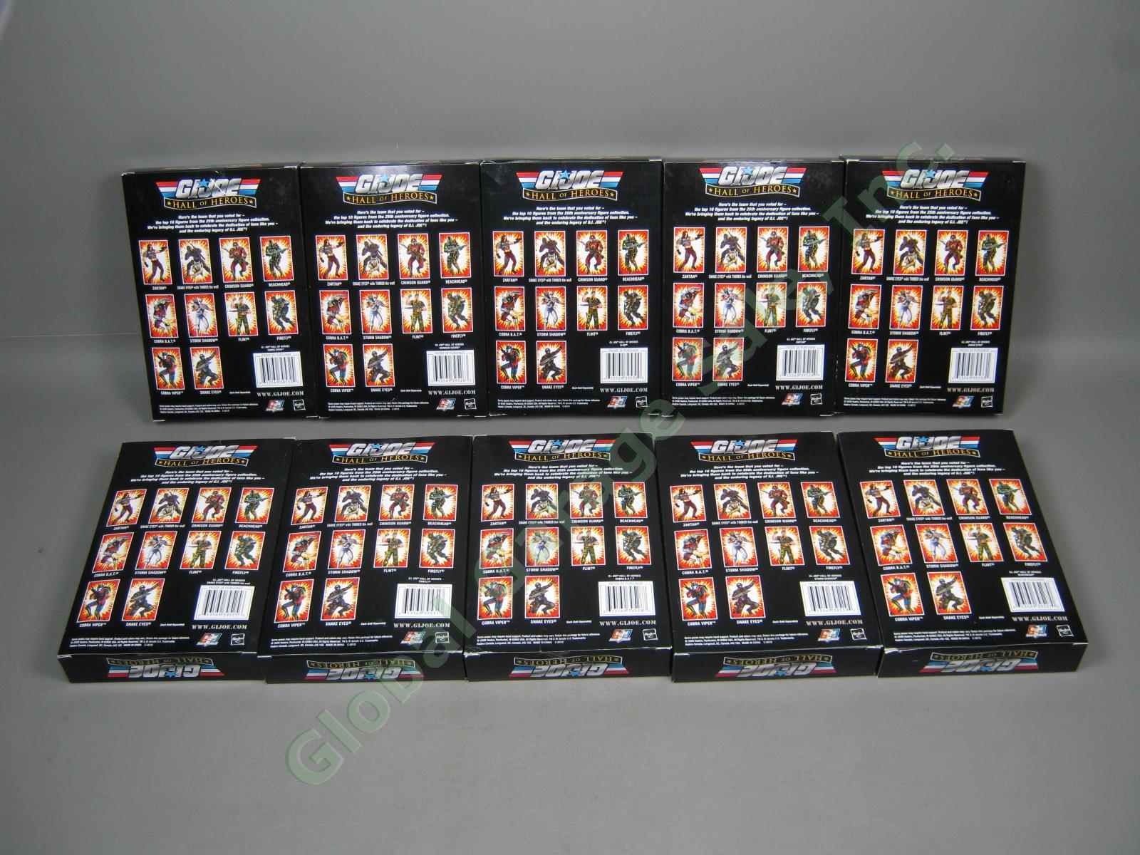 NOS 2008 Complete Set GI Joe Hall Of Heroes Sealed Figures 1-10 Lot NIB MIB MISB 5