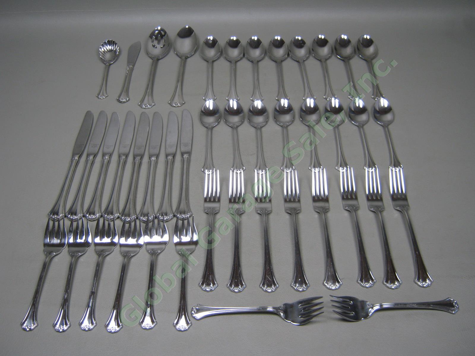 Vtg Reed & Barton Country French Flatware Service Set For 8 Forks Spoons Knives