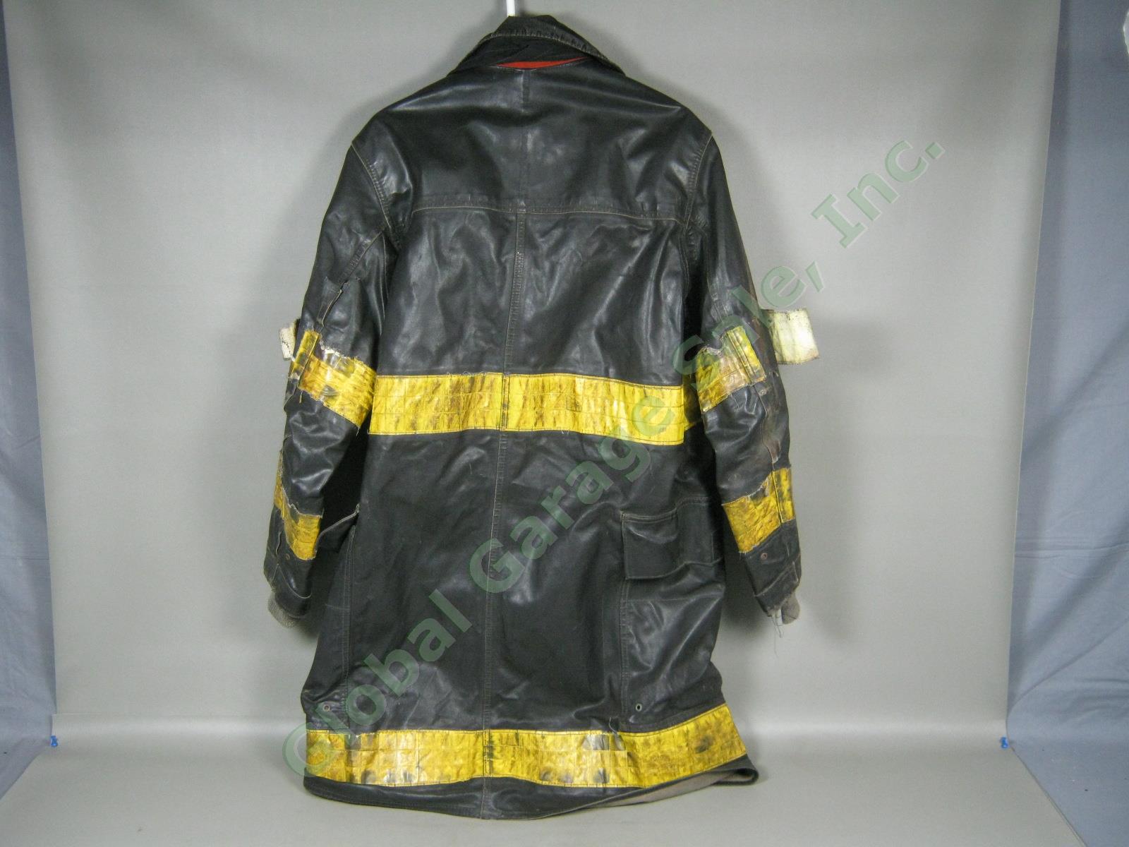 Vtg Cairns FDNY New York Winter Firefighter Turnout Bunker Coat Jacket 40-34-40 2