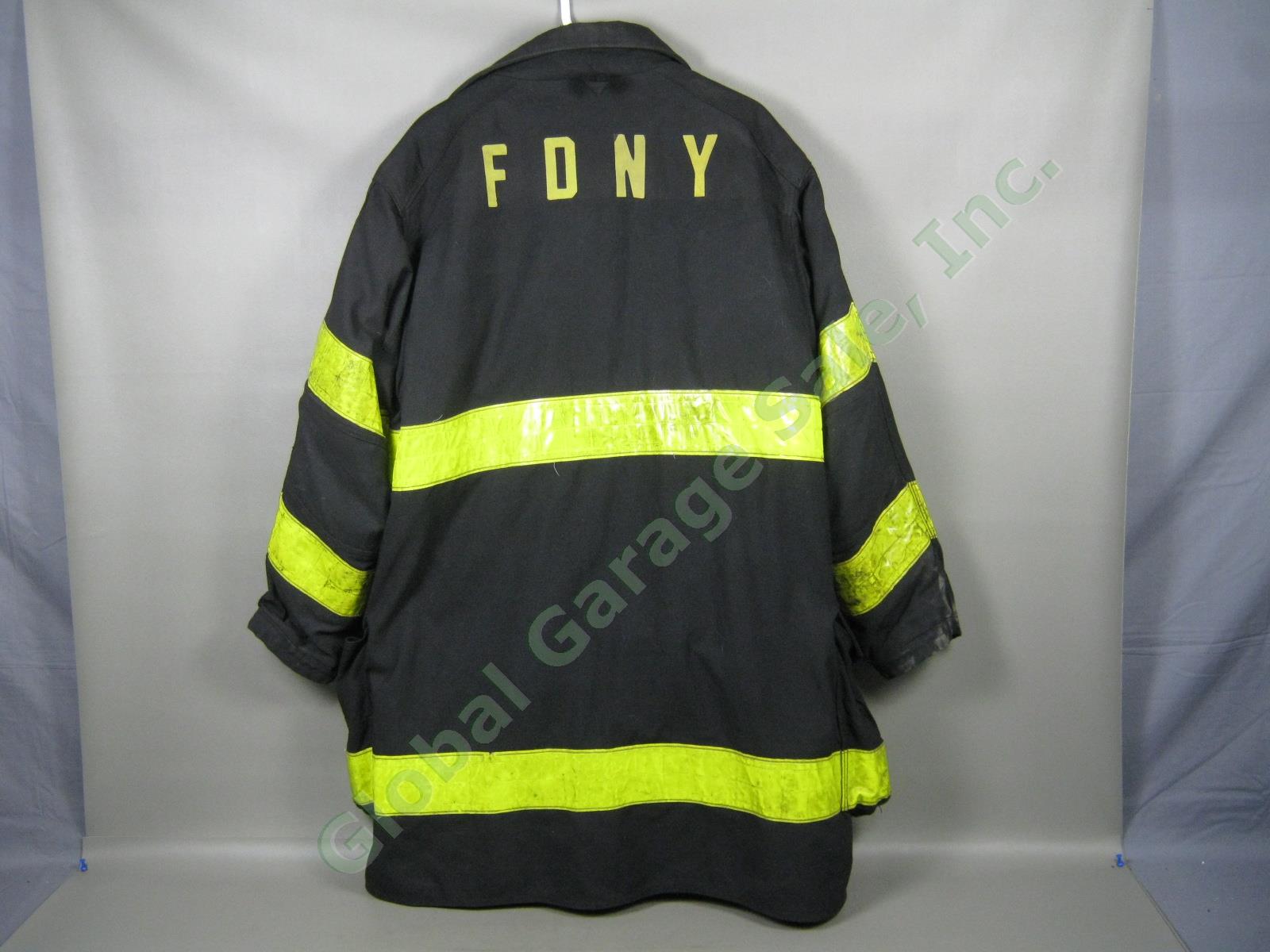 Vtg Janesville FDNY NY NYC Summer Firefighter Fireman Turnout Bunker Jacket Coat