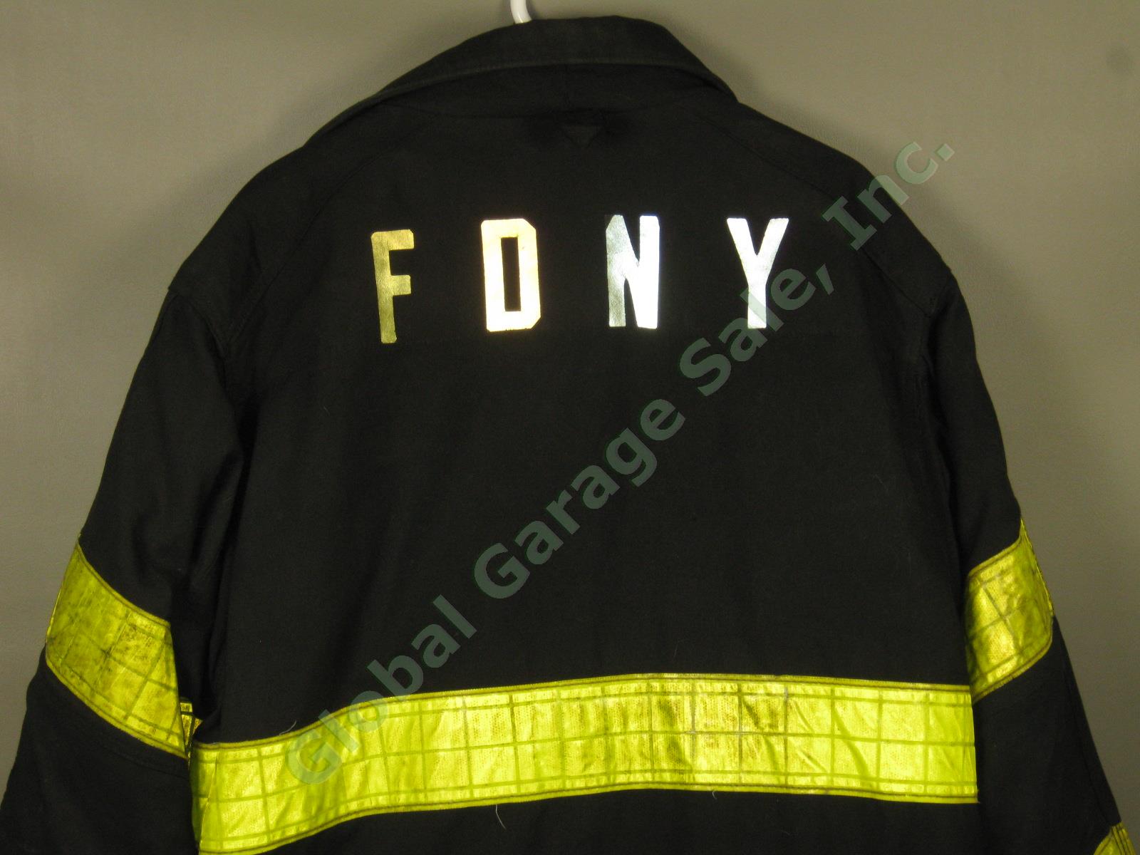Vtg Janesville FDNY NY NYC Summer Firefighter Fireman Turnout Bunker Jacket Coat 1