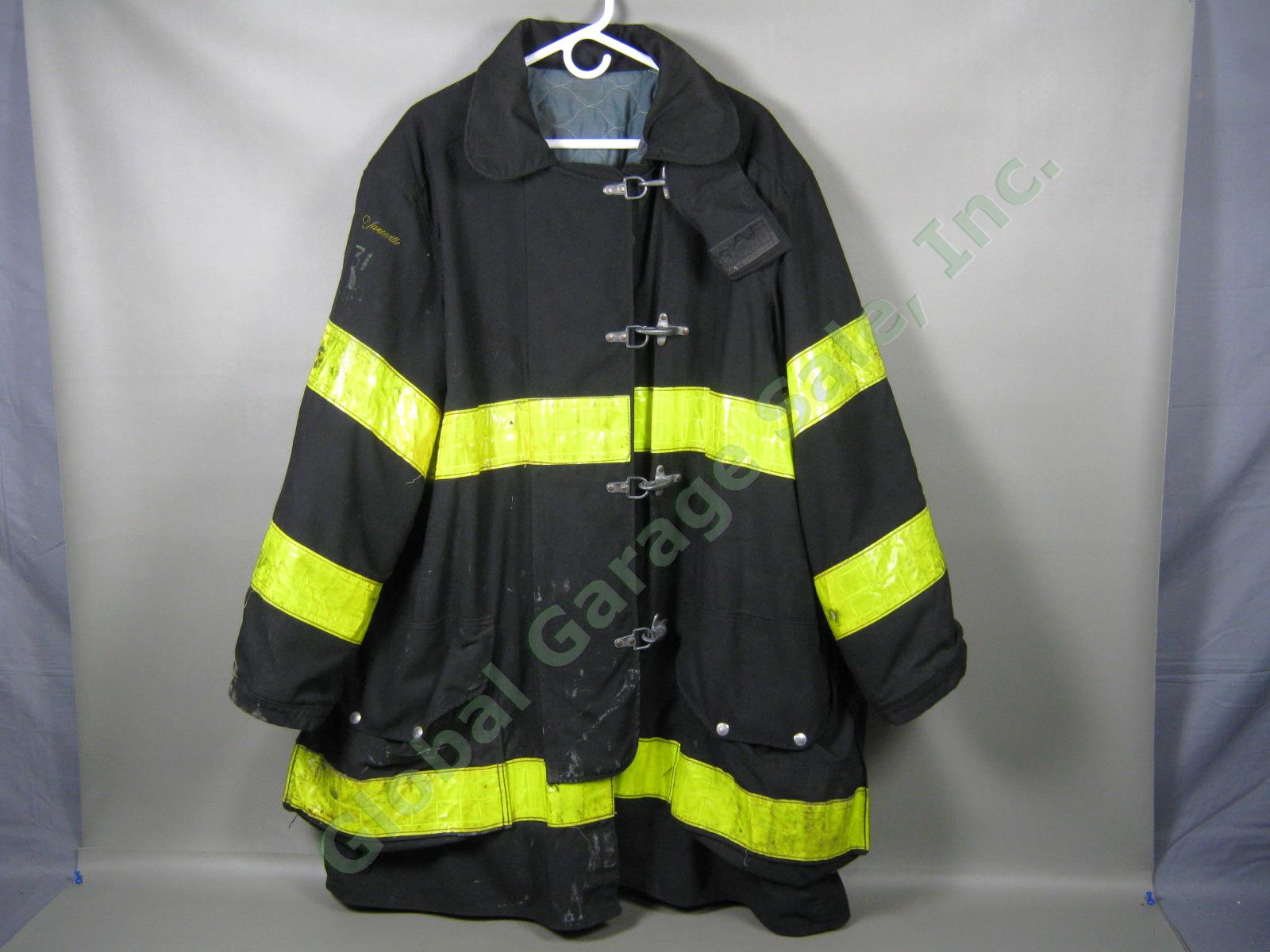 Vtg Janesville FDNY NY NYC Summer Firefighter Fireman Turnout Bunker Jacket Coat 2