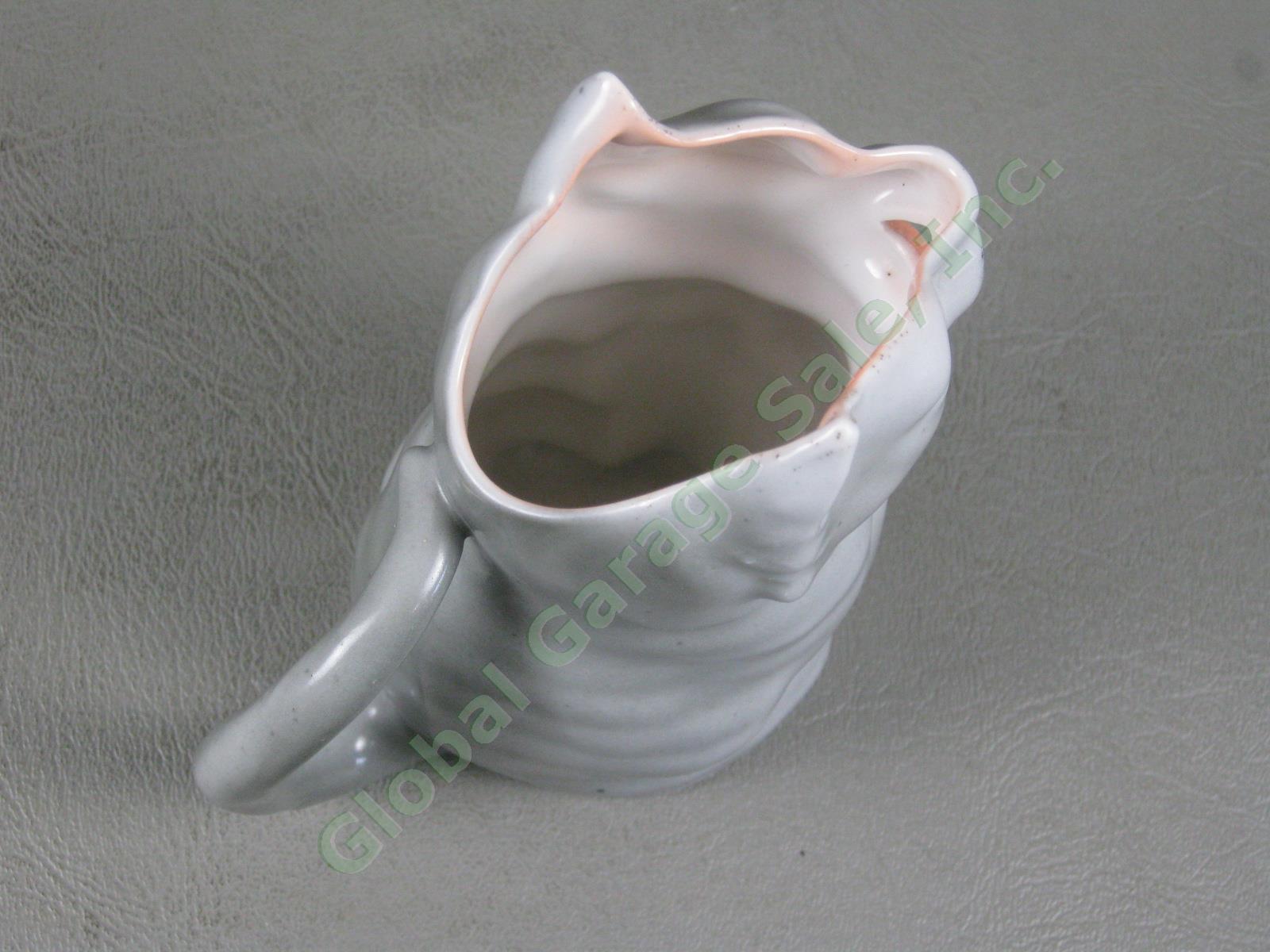 Vtg Antique Royal Bayreuth Gray Figural Porcelain Cat Creamer Exc Cond No Res! 4