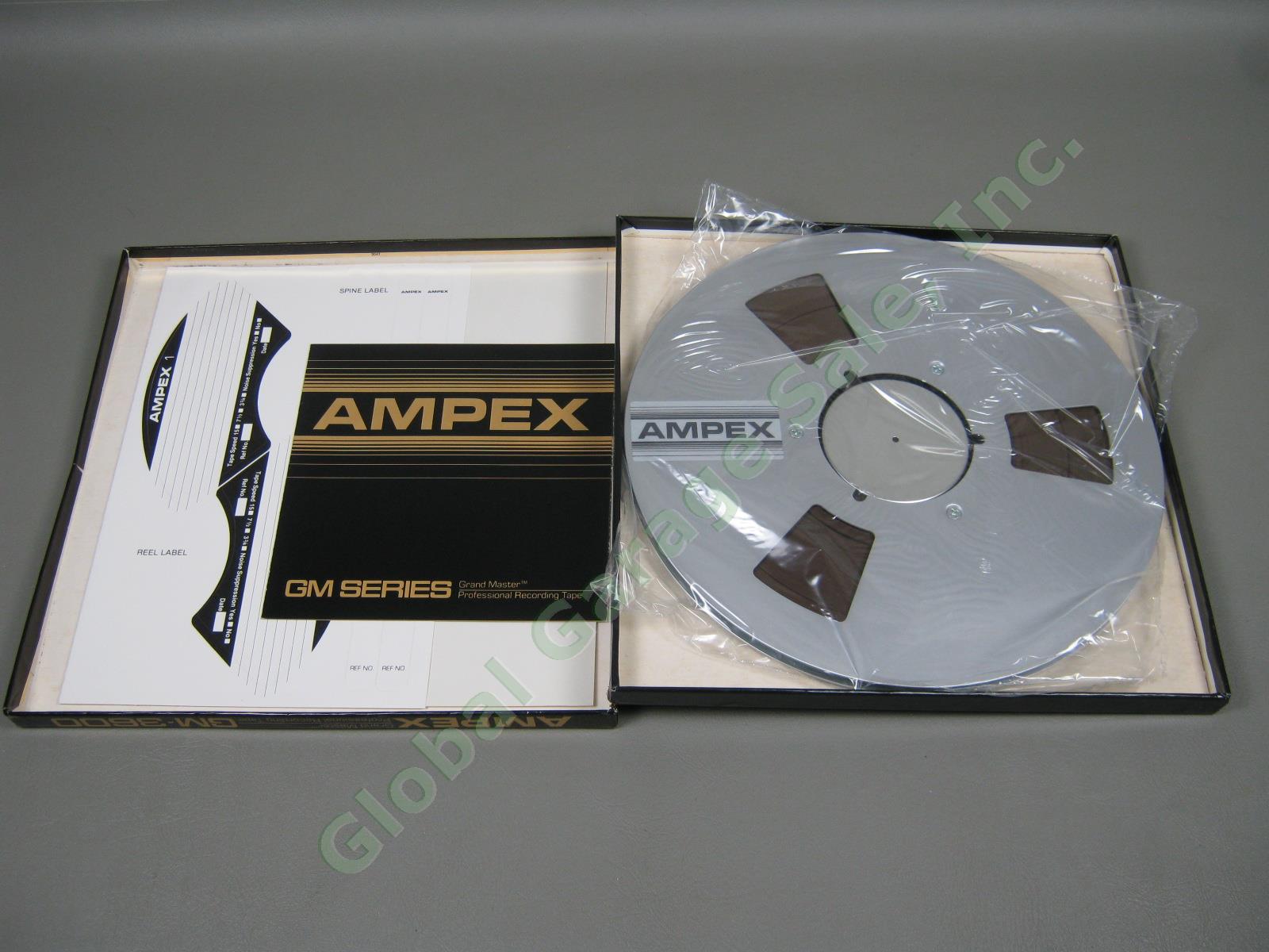 2 Ampex GM-3600 Grand Master Professional + 1 Maxell 35-180 Tapes On Metal Reels 3