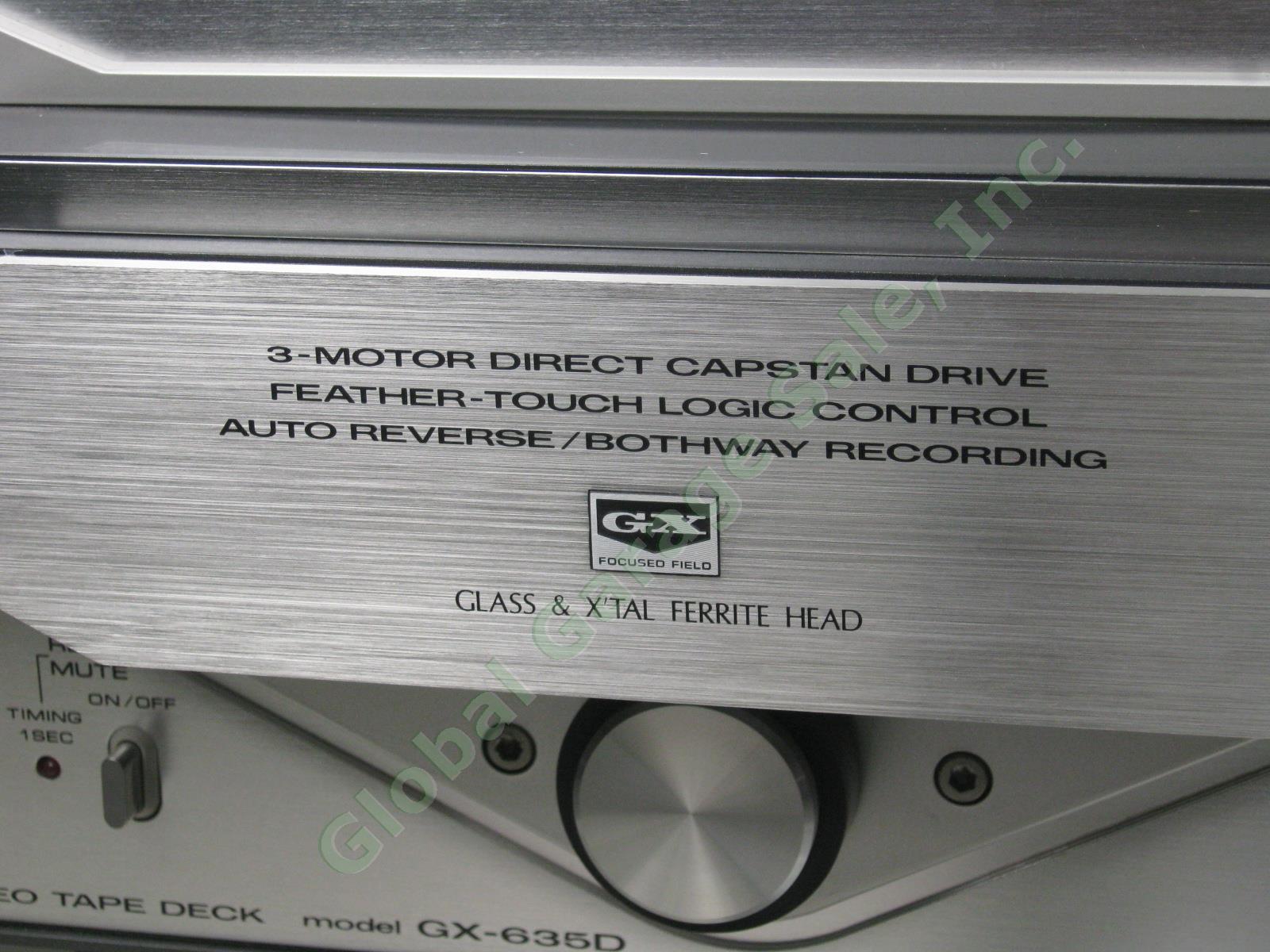 Vtg Akai GX-635D 4-Track Stereo Reel-To-Reel Tape Deck Player Recorder + Manual+ 1
