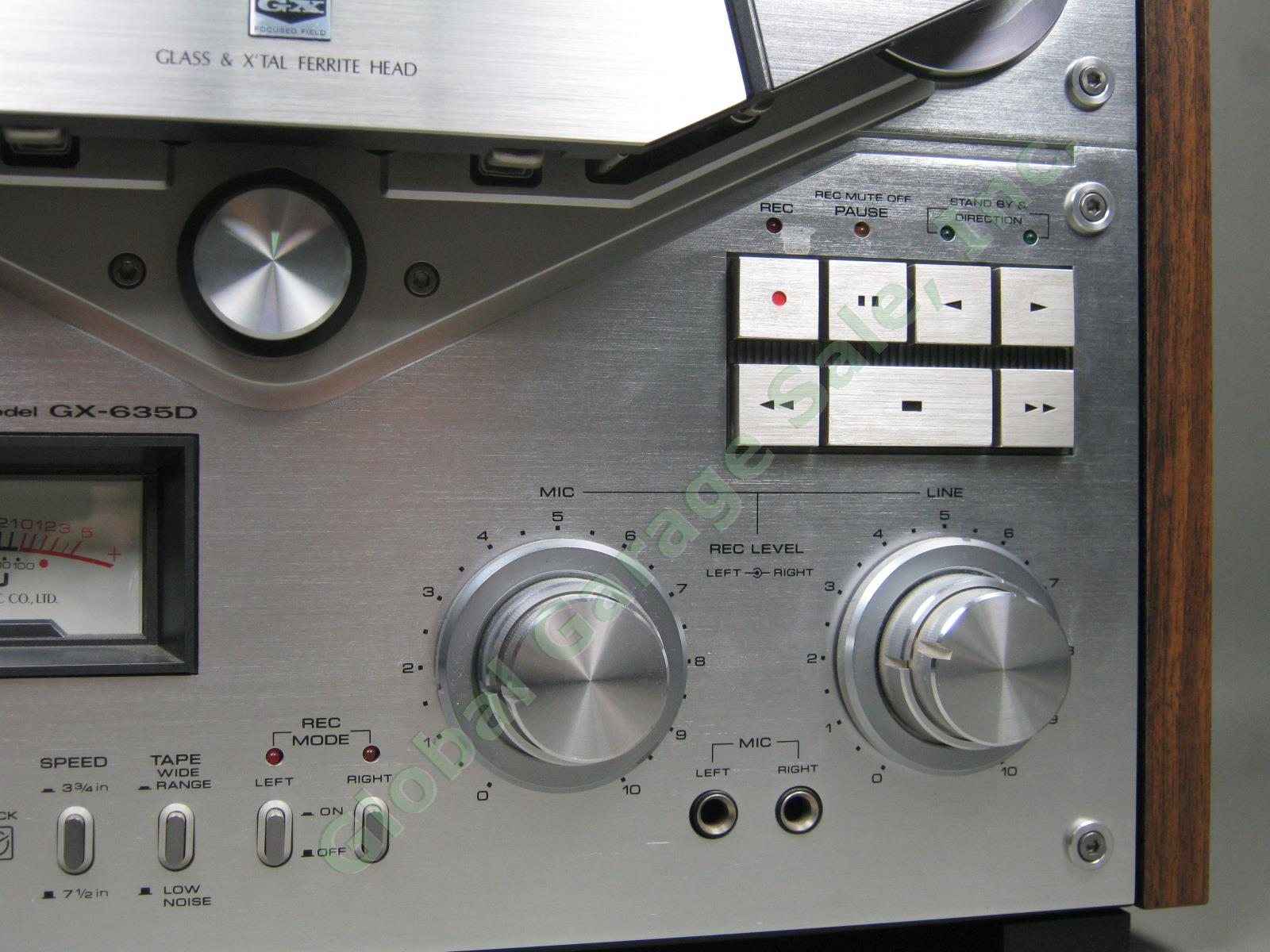 Vtg Akai GX-635D 4-Track Stereo Reel-To-Reel Tape Deck Player Recorder +  Manual+