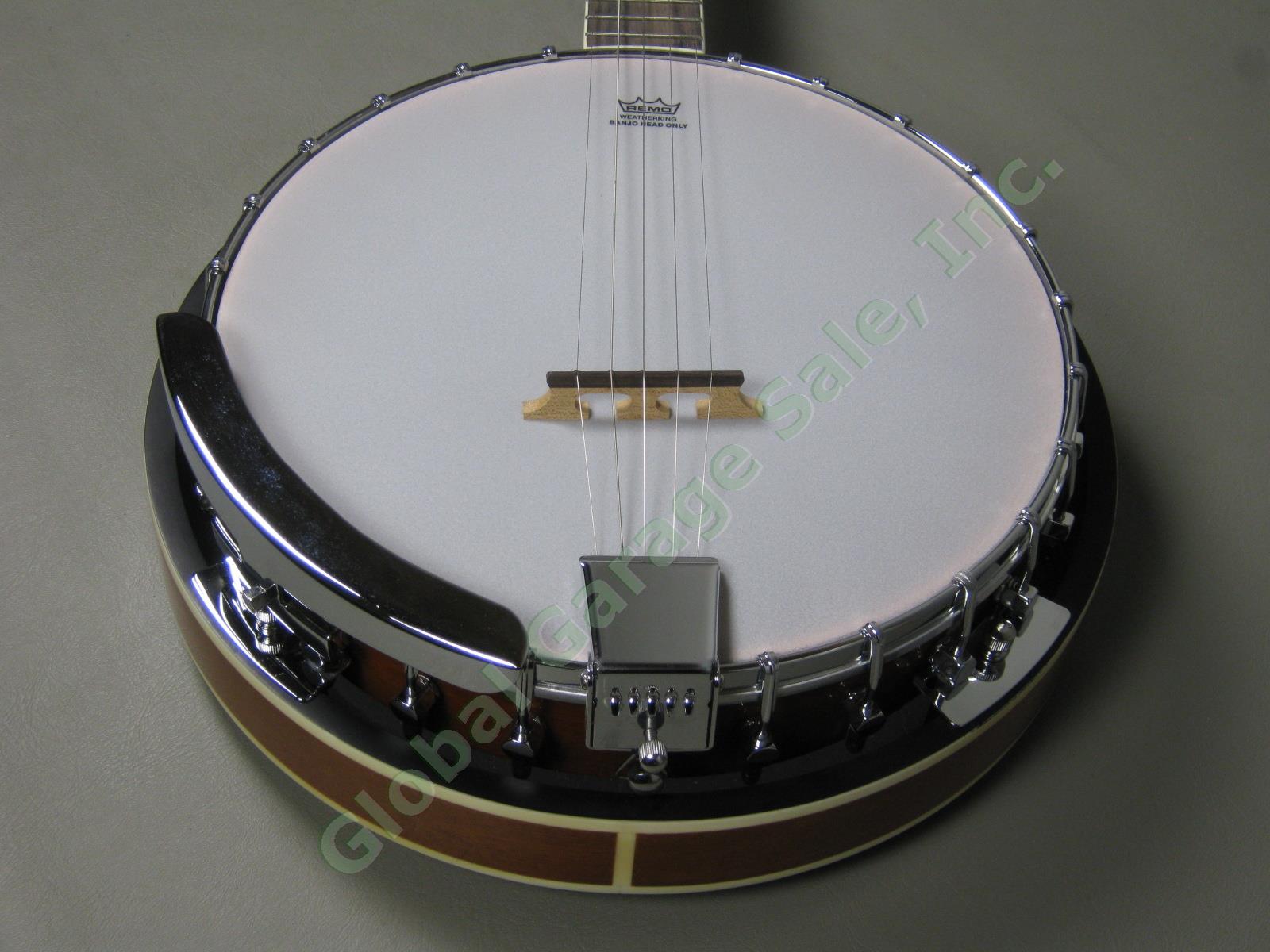 Davison 5-String Resonator Banjo Geared 5th Tuner Great Reviews Near Mint Cond! 4