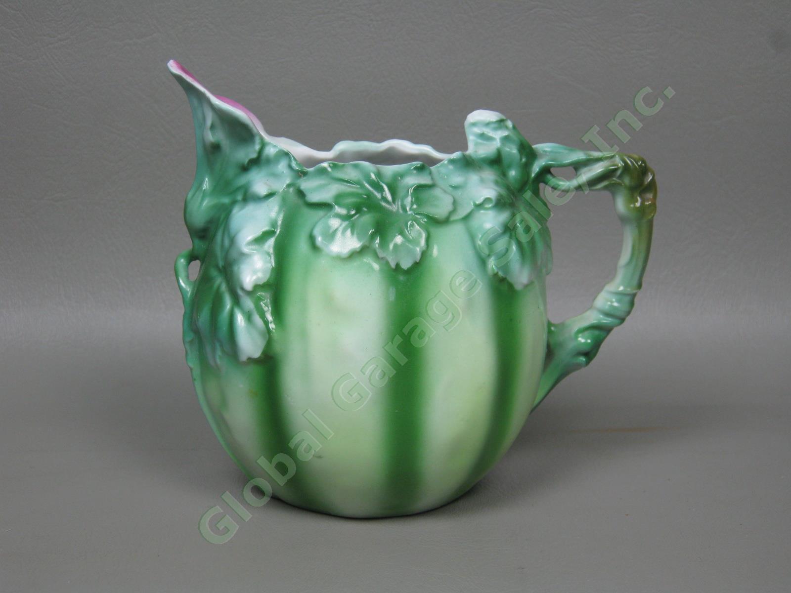 Vtg Antique Royal Bayreuth Bavaria Porcelain 5" Watermelon Milk Pitcher Exc Cond