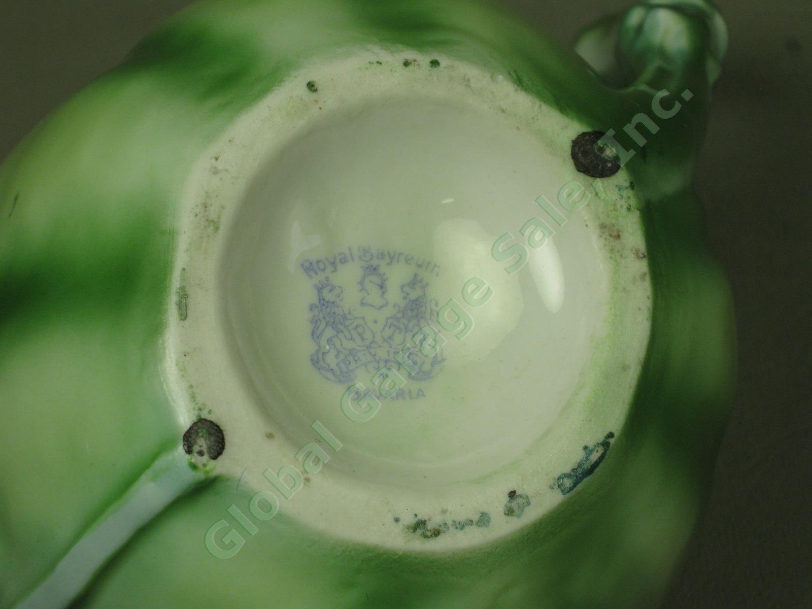 Vtg Antique Royal Bayreuth Bavaria Porcelain 5" Watermelon Milk Pitcher Exc Cond 6