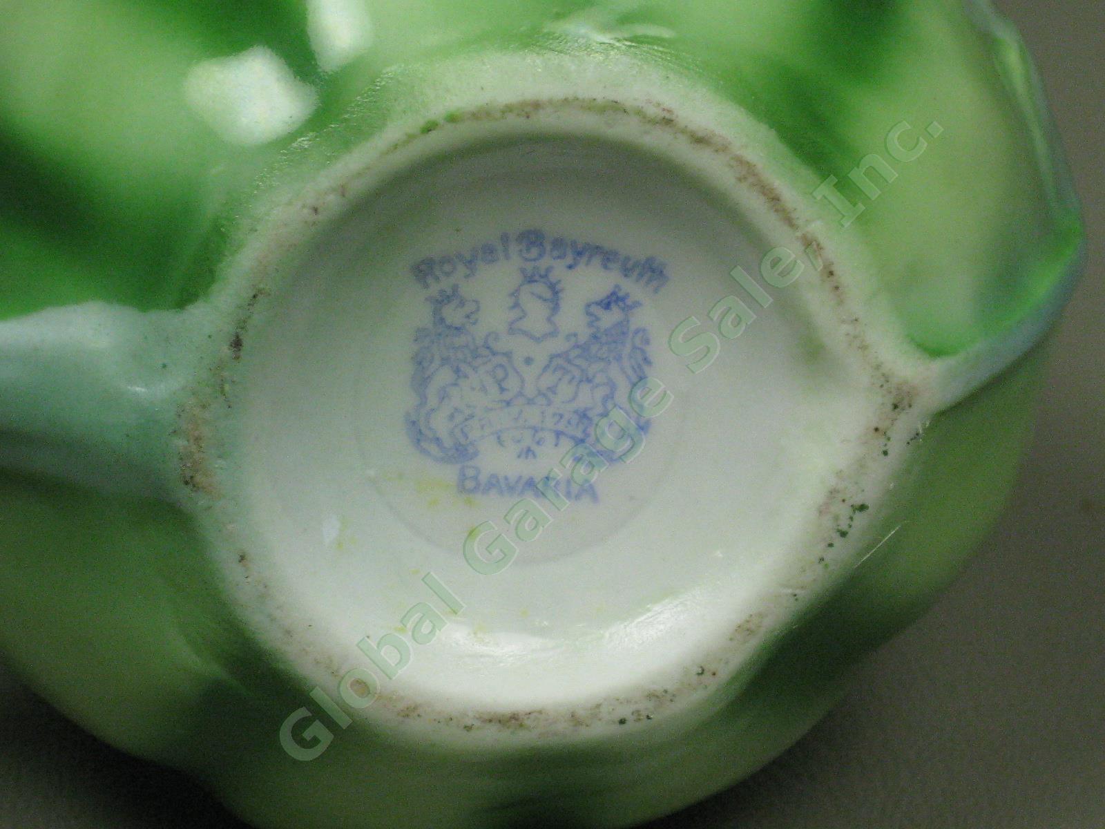 Vtg Antique Royal Bayreuth Porcelain 4" Watermelon Creamer Blue Mark Exc Cond! 6