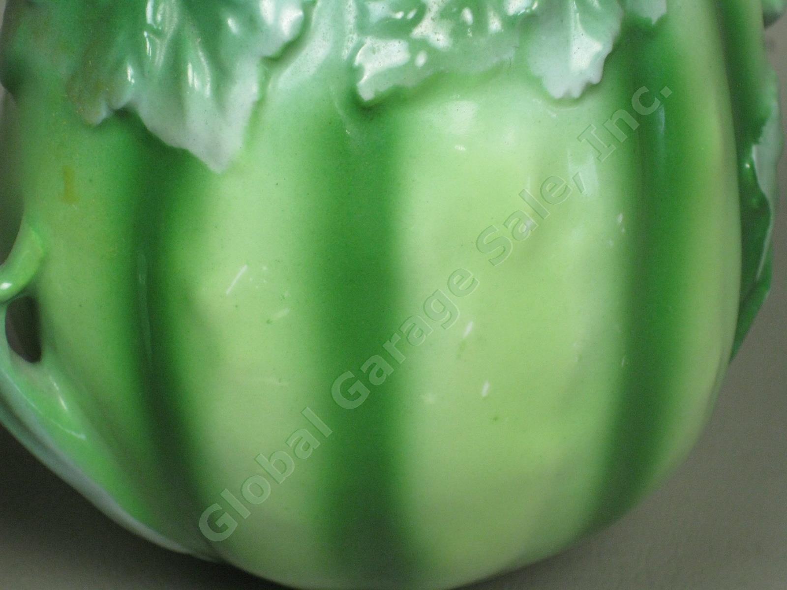 Vtg Antique Royal Bayreuth Porcelain 4" Watermelon Creamer Blue Mark Exc Cond! 7