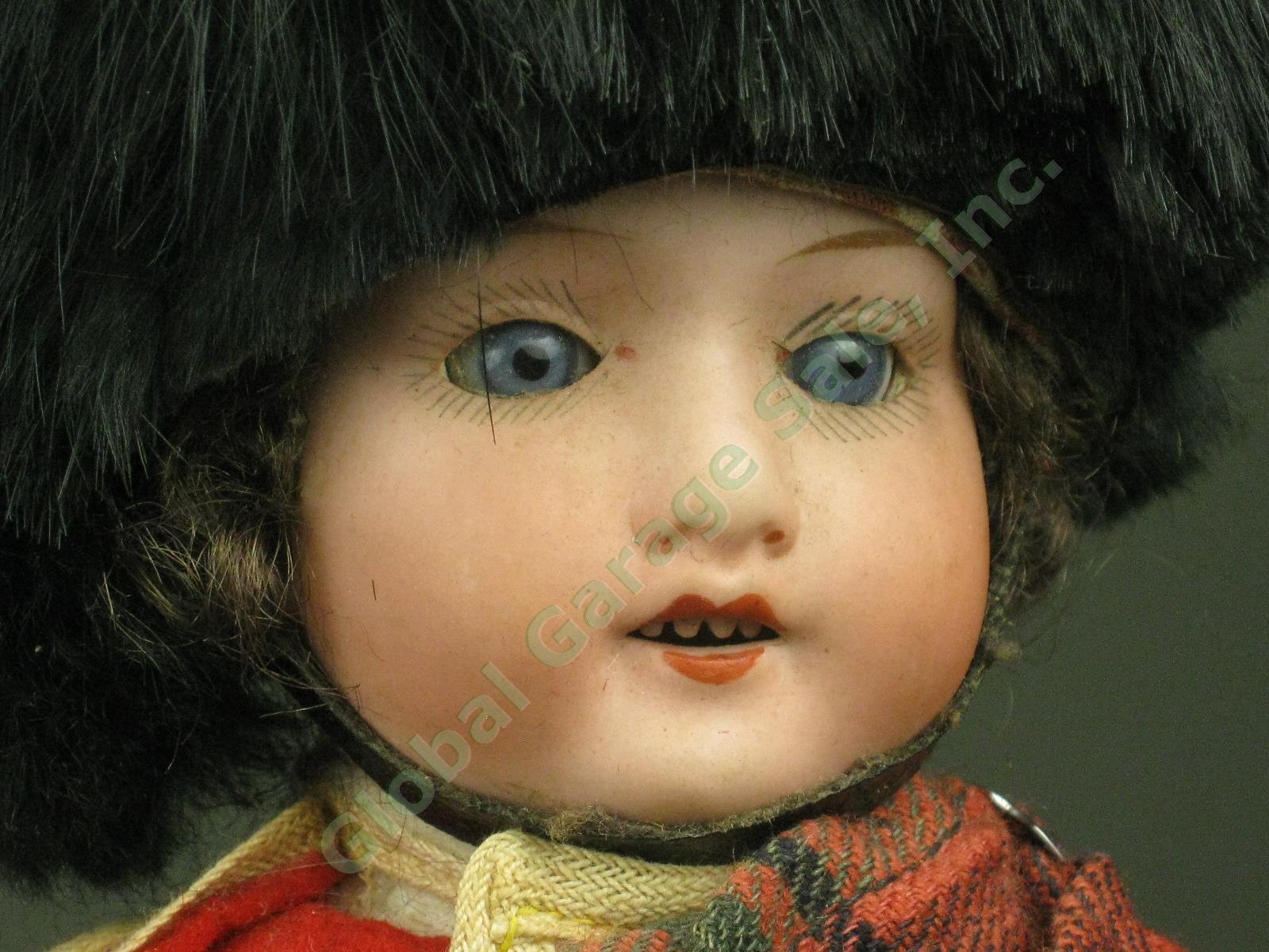 Vtg 1925 Armand Marseille A.M 390 Bisque Head Sleep Eyes Scottish Doll Germany