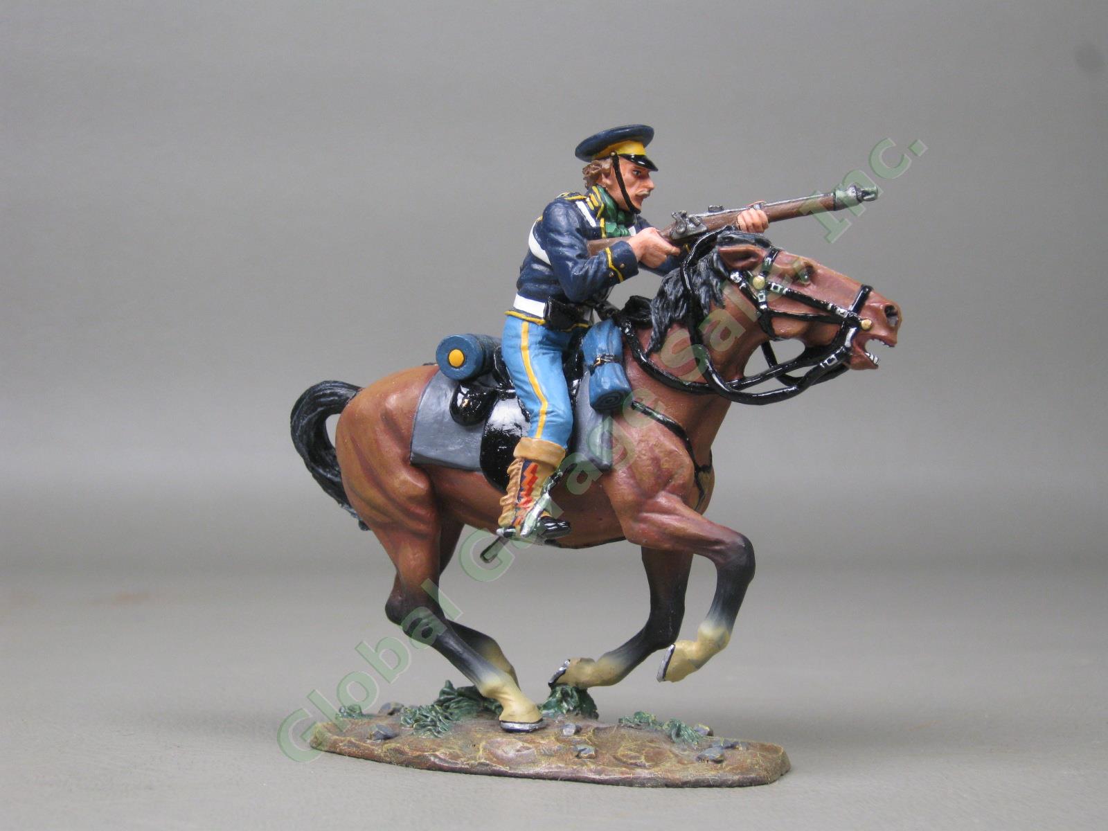 King & Country The Real West TRW001 Mounted US Cavalry Dragoon W/ Rifle + Box 1