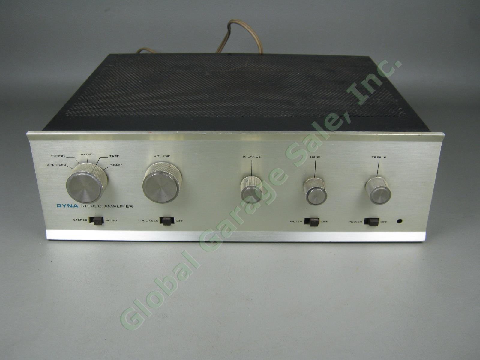 Vtg Dynaco Dyna Model SCA 35 Vacuum Tube Integrated Stereo Amplifier Amp NO RES!
