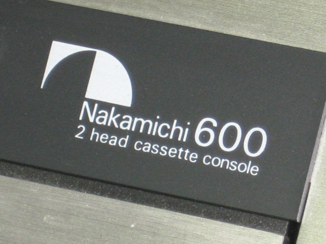 Nakamichi 600 Wedge 2-Head Cassette Tape Deck Console 5