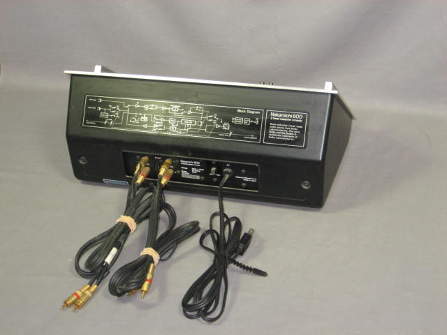 Nakamichi 600 Wedge 2-Head Cassette Tape Deck Console 6