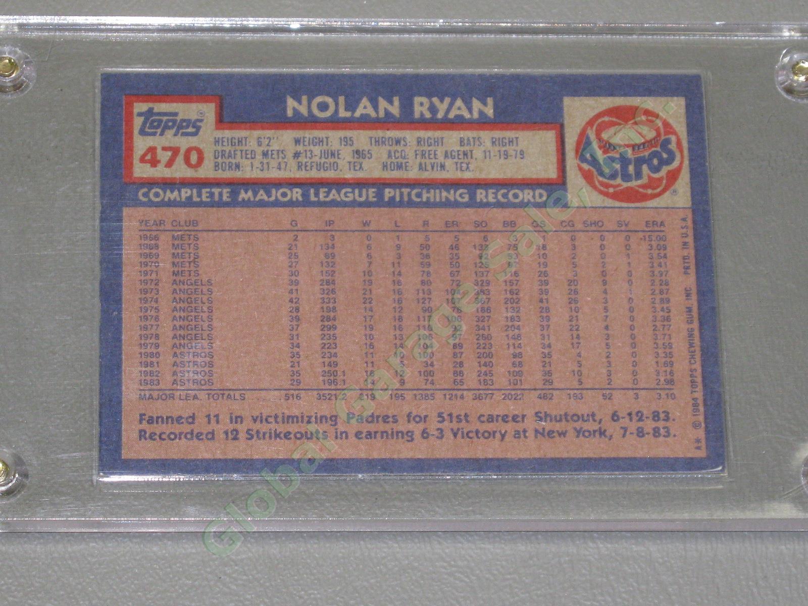 HUGE 3650+/- Vtg Nolan Ryan Baseball Card Lot 1984-1991 Topps Upper Deck #1 ++NR 3