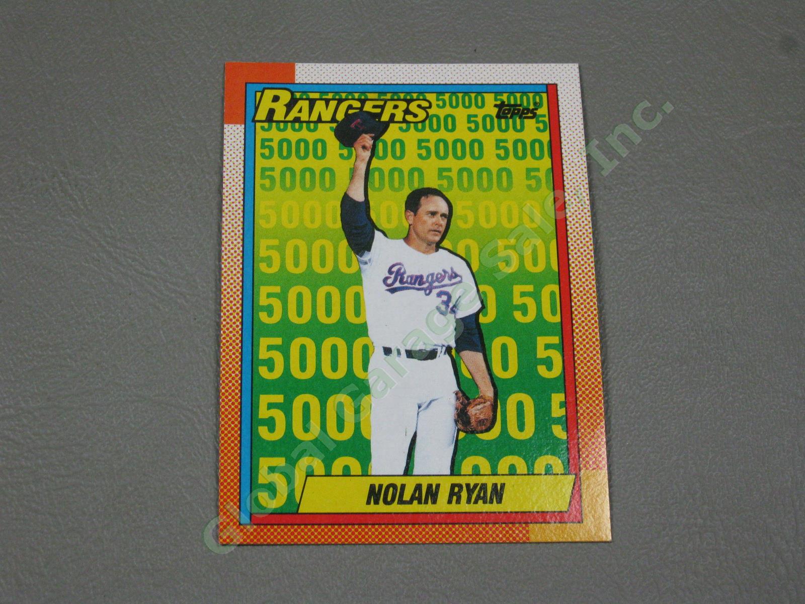 HUGE 3650+/- Vtg Nolan Ryan Baseball Card Lot 1984-1991 Topps Upper Deck #1 ++NR 8