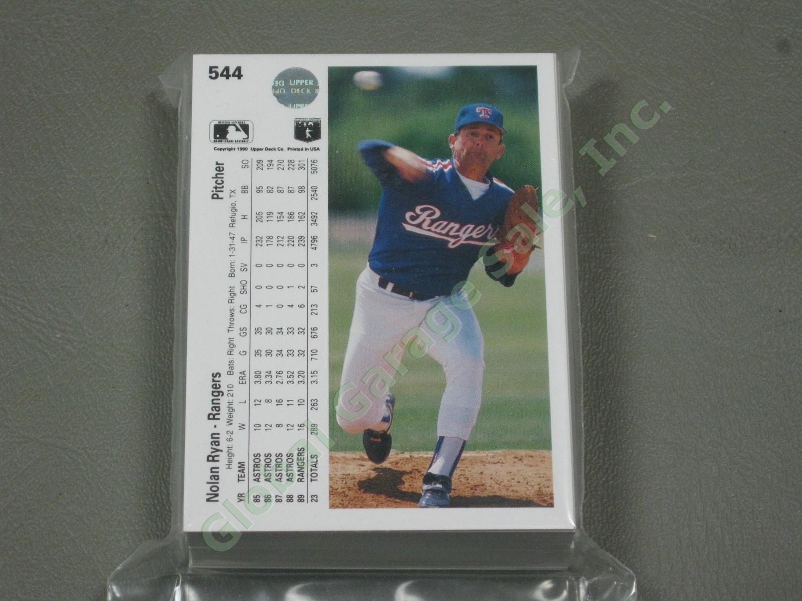 HUGE 3650+/- Vtg Nolan Ryan Baseball Card Lot 1984-1991 Topps Upper Deck #1 ++NR 11