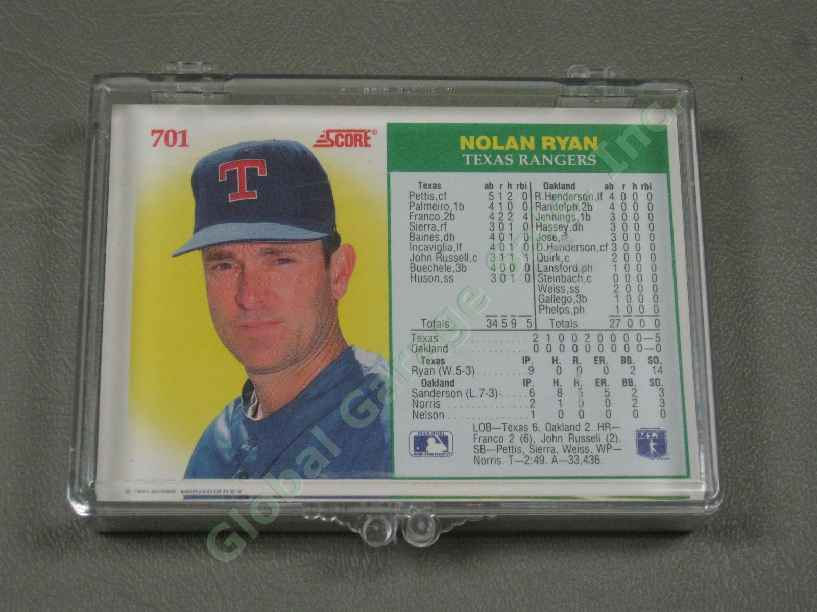 HUGE 3650+/- Vtg Nolan Ryan Baseball Card Lot 1984-1991 Topps Upper Deck #1 ++NR 15