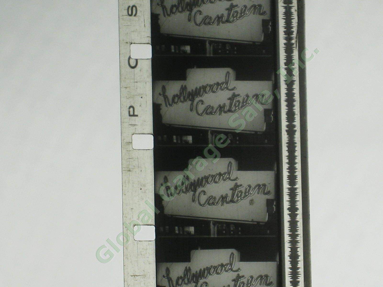 Vtg 16mm Movie Reels Hollywood Canteen Bette Davis Joan Crawford US Army Case 3